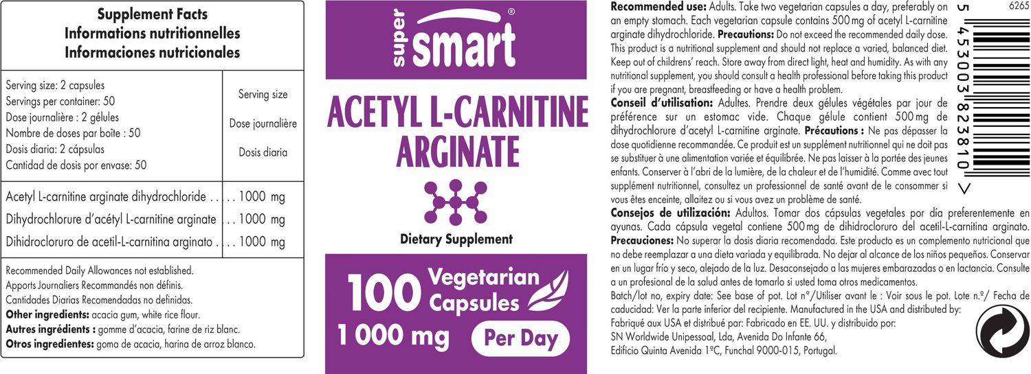 Acetyl L Carnitine Arginate 