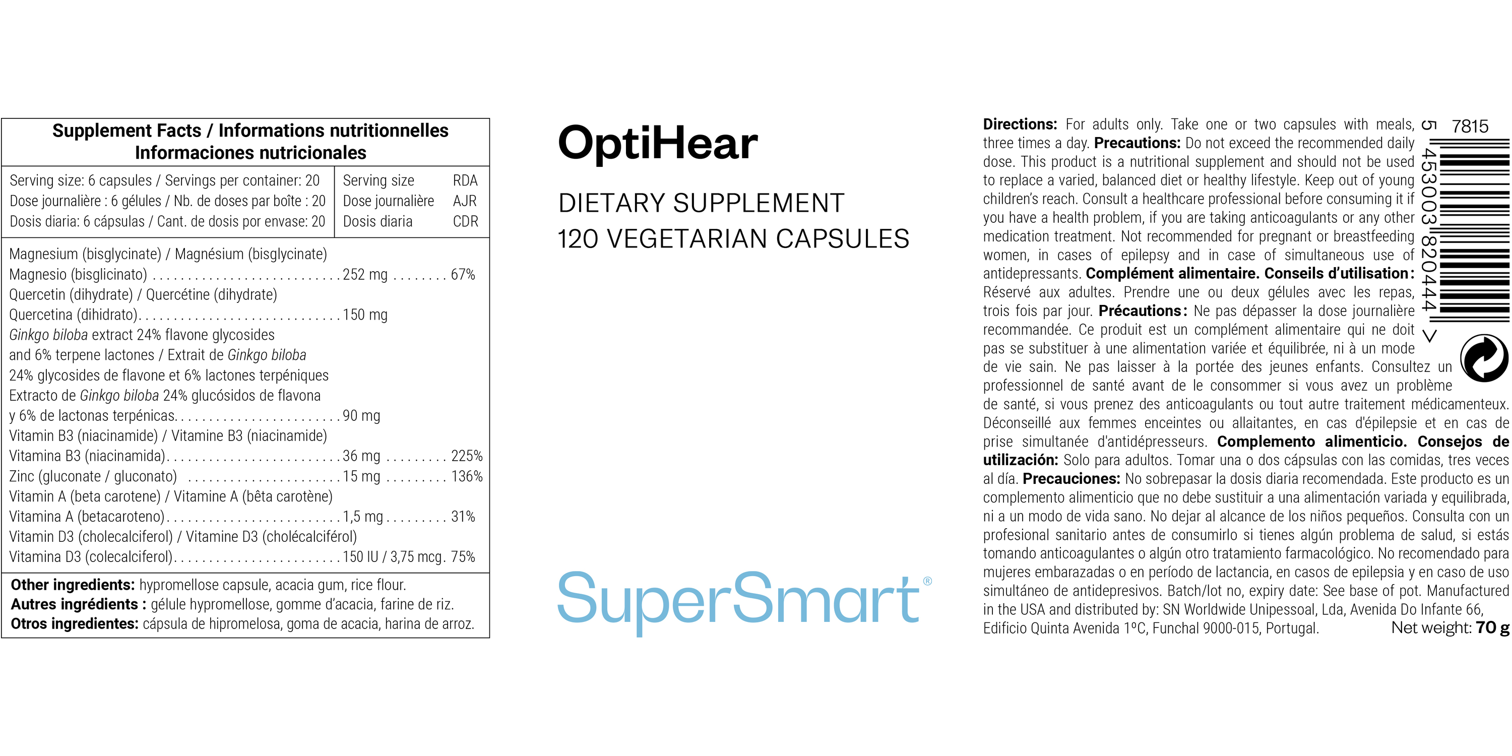 OptiHear™ Supplement