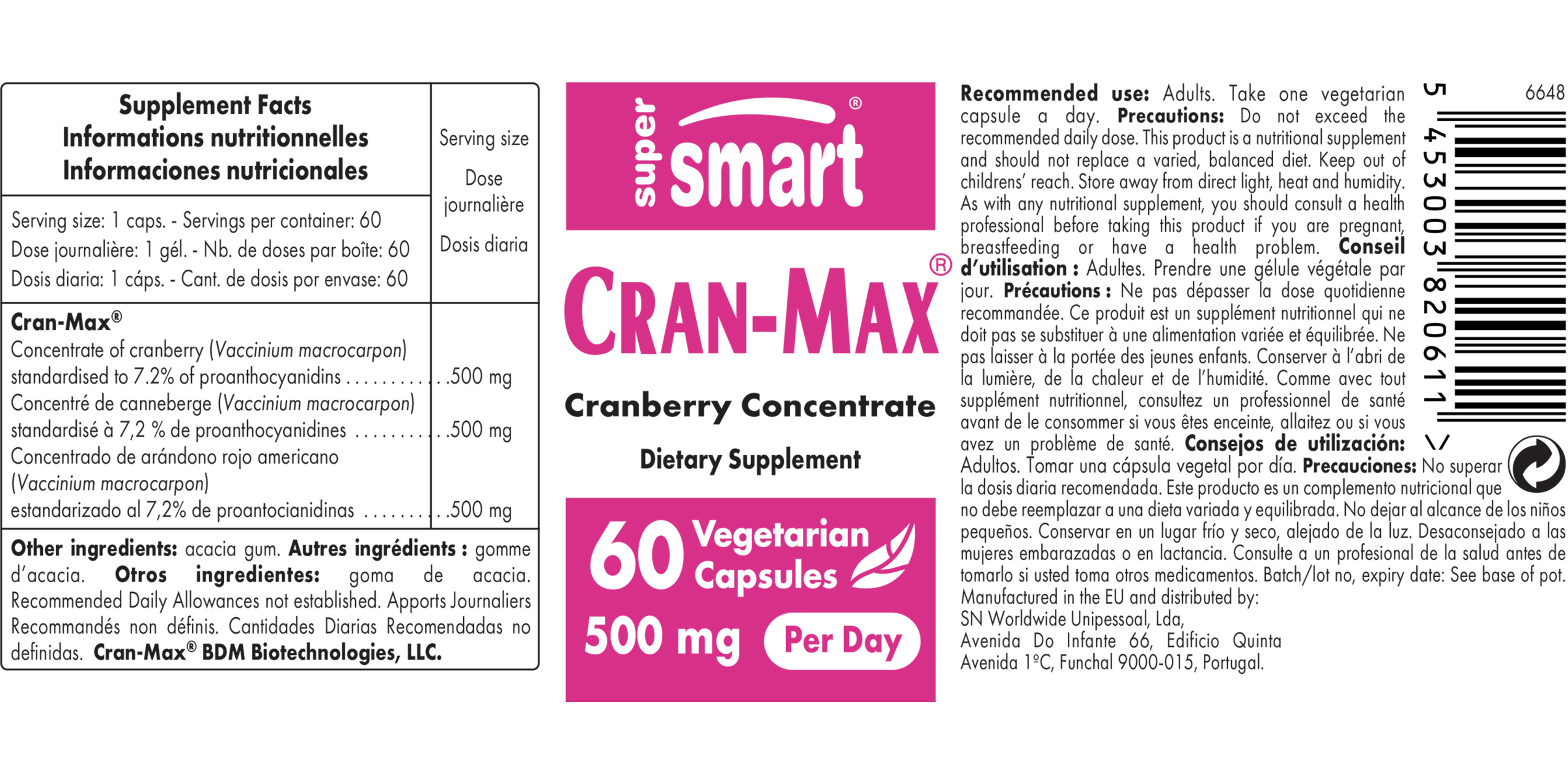 Suplemento Cran-Max®