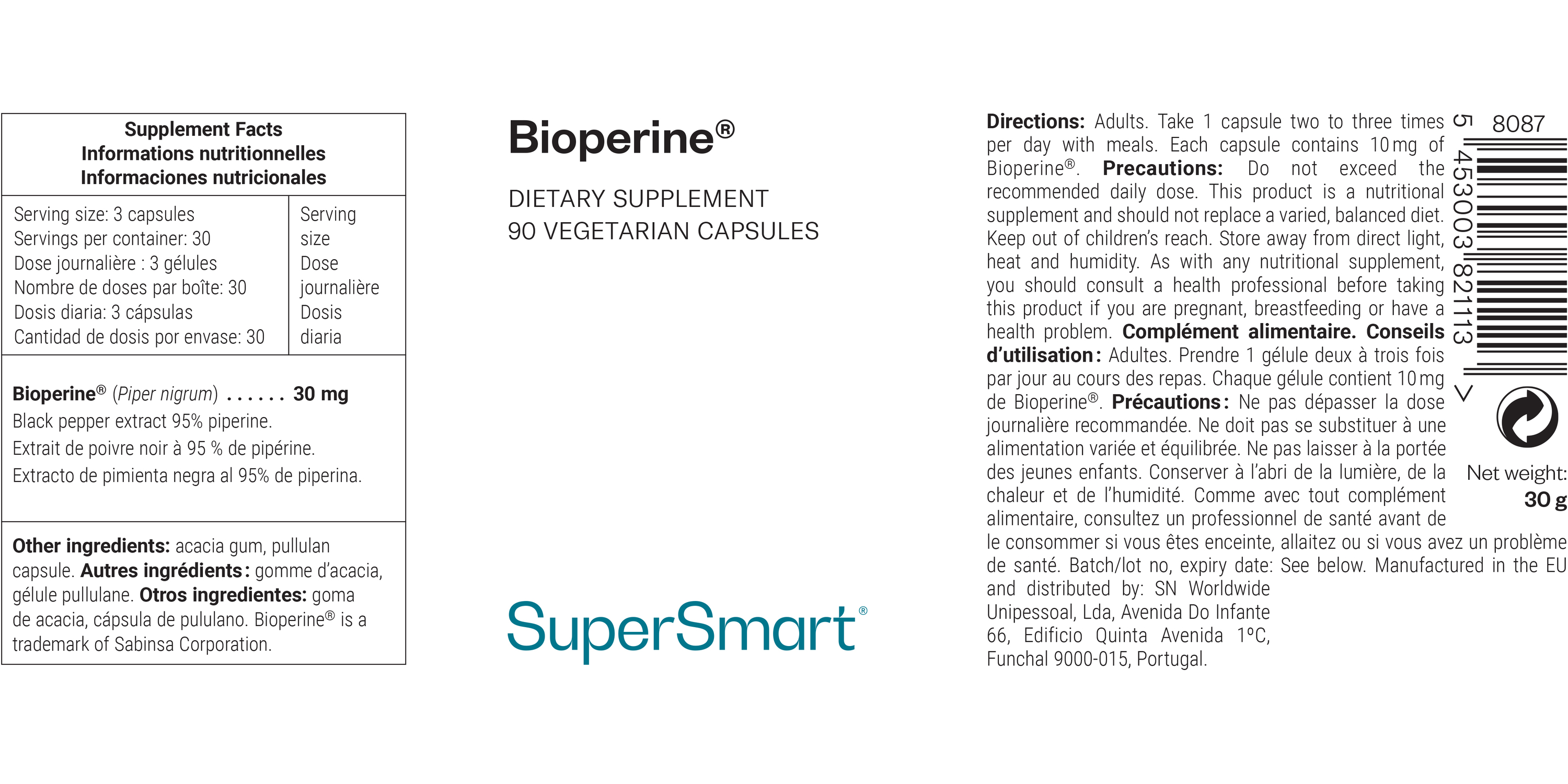 Complément Bioperine