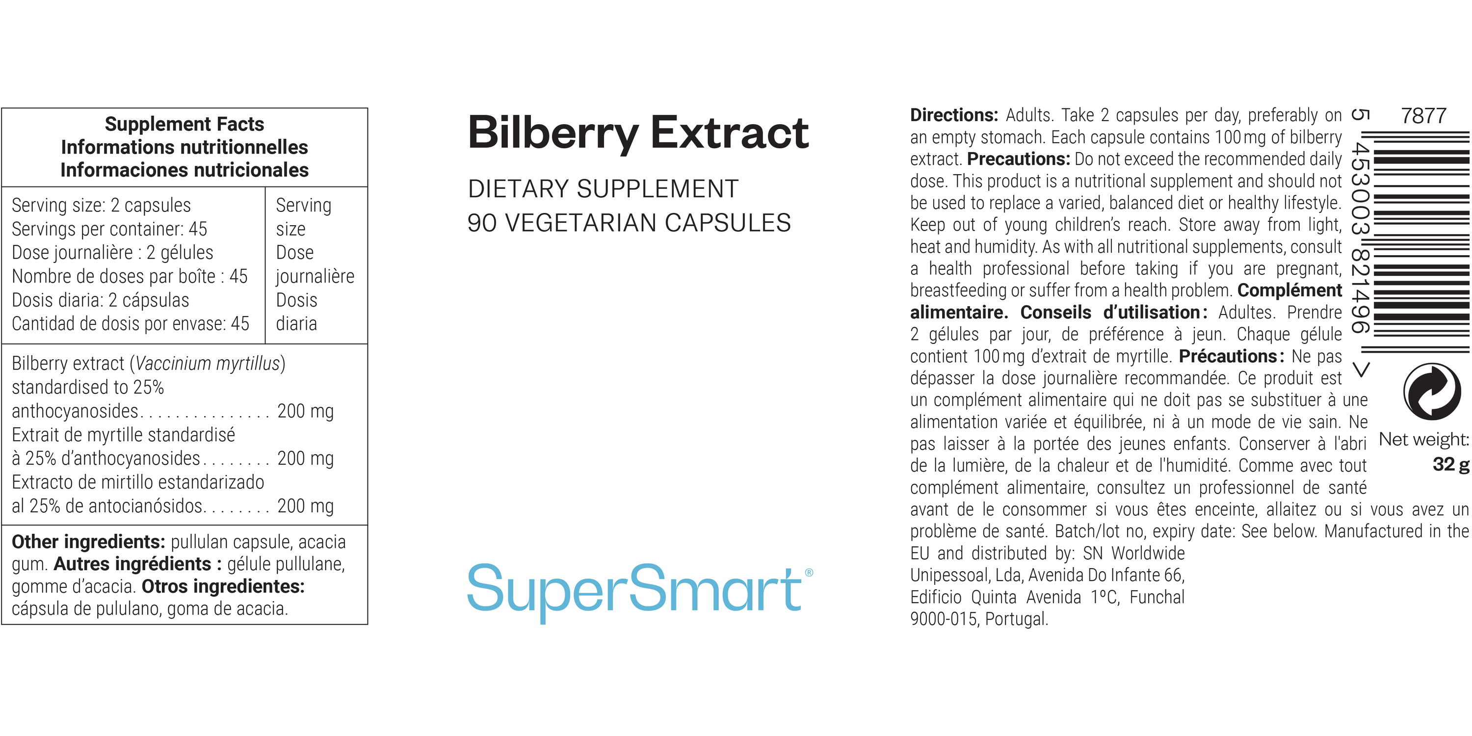 Bilberry Extract 