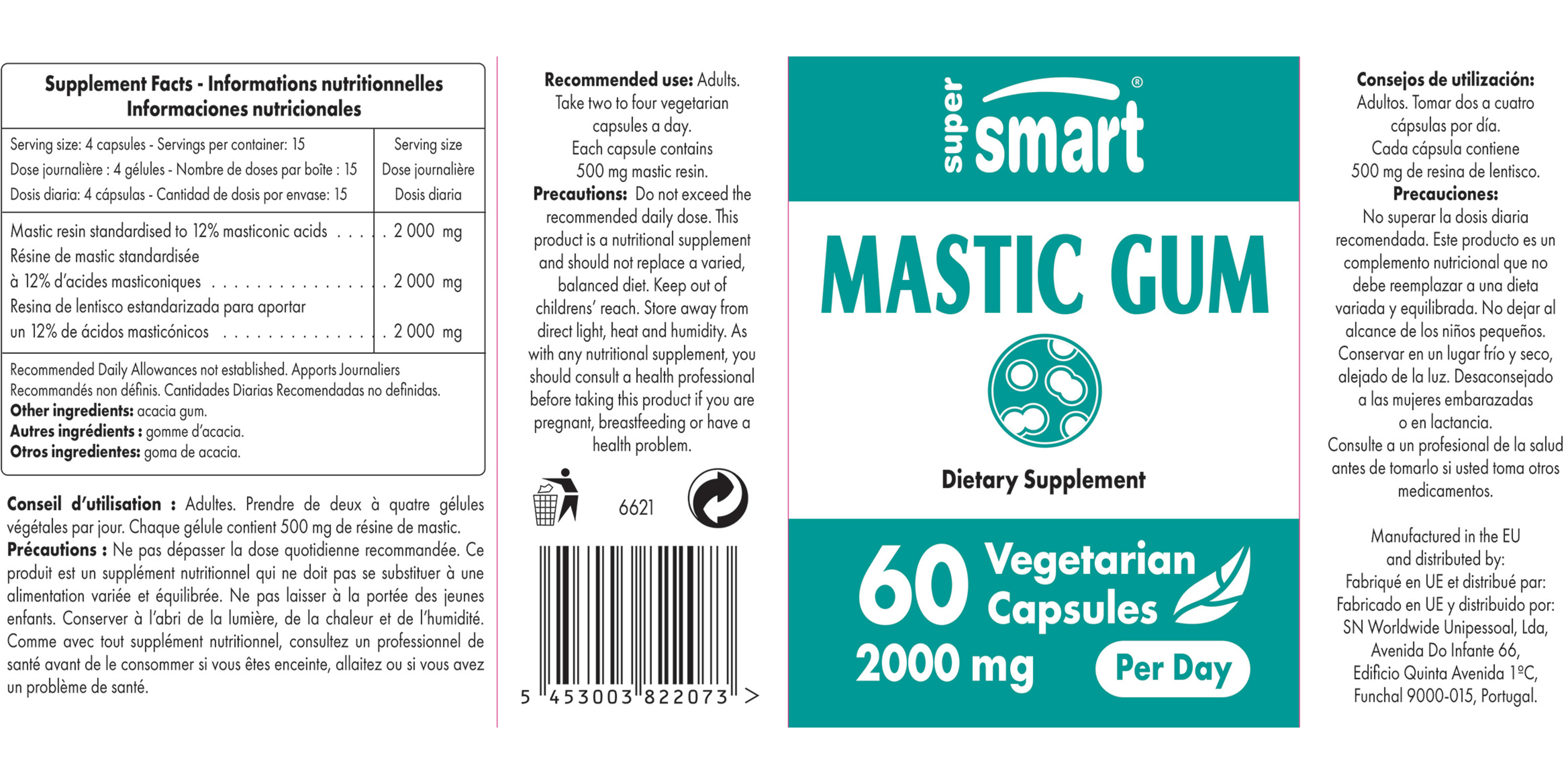 Suplemento Mastic Gum