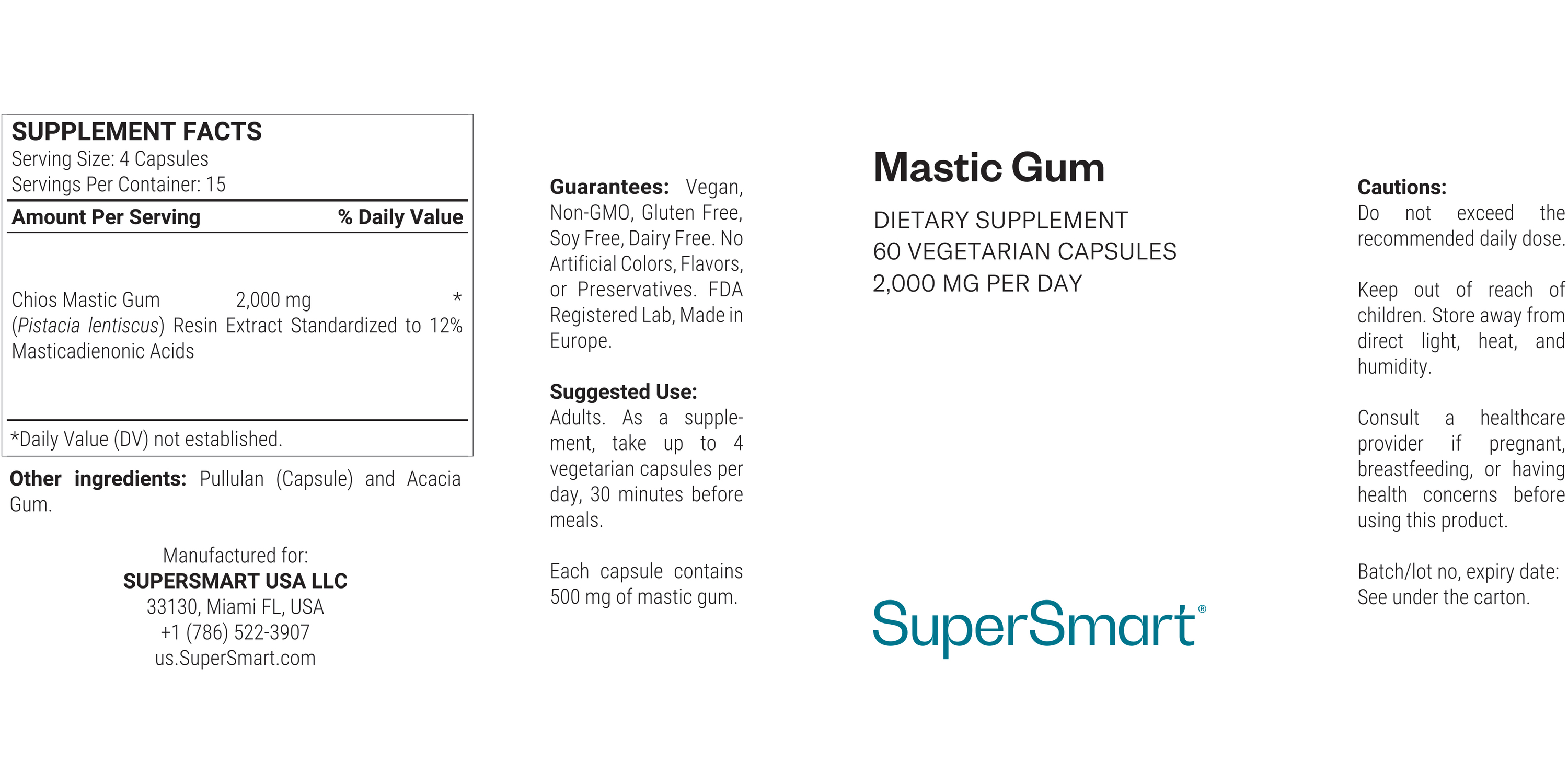 Suplemento Mastic Gum