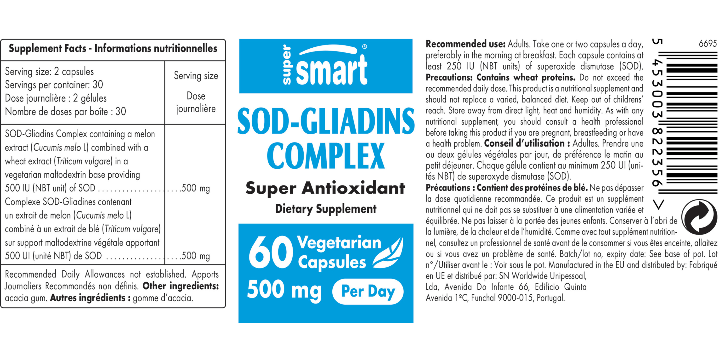 SOD-Gliadins Complex