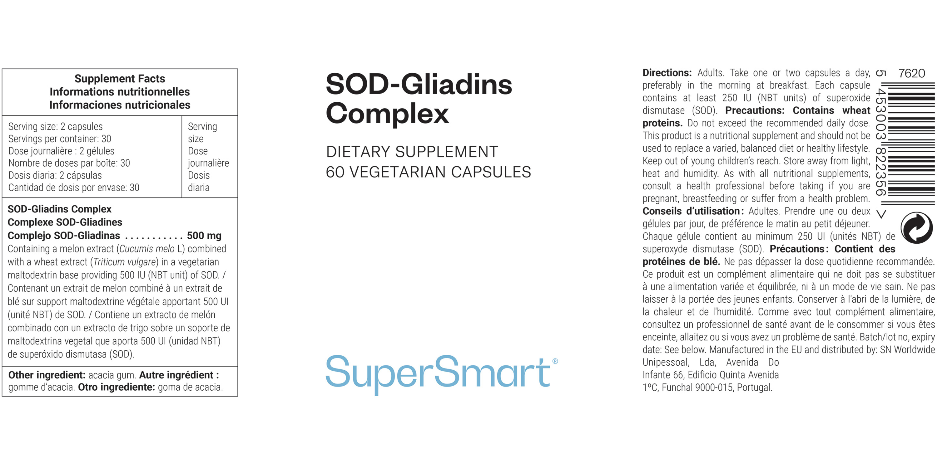 SOD-Gliadins Complex