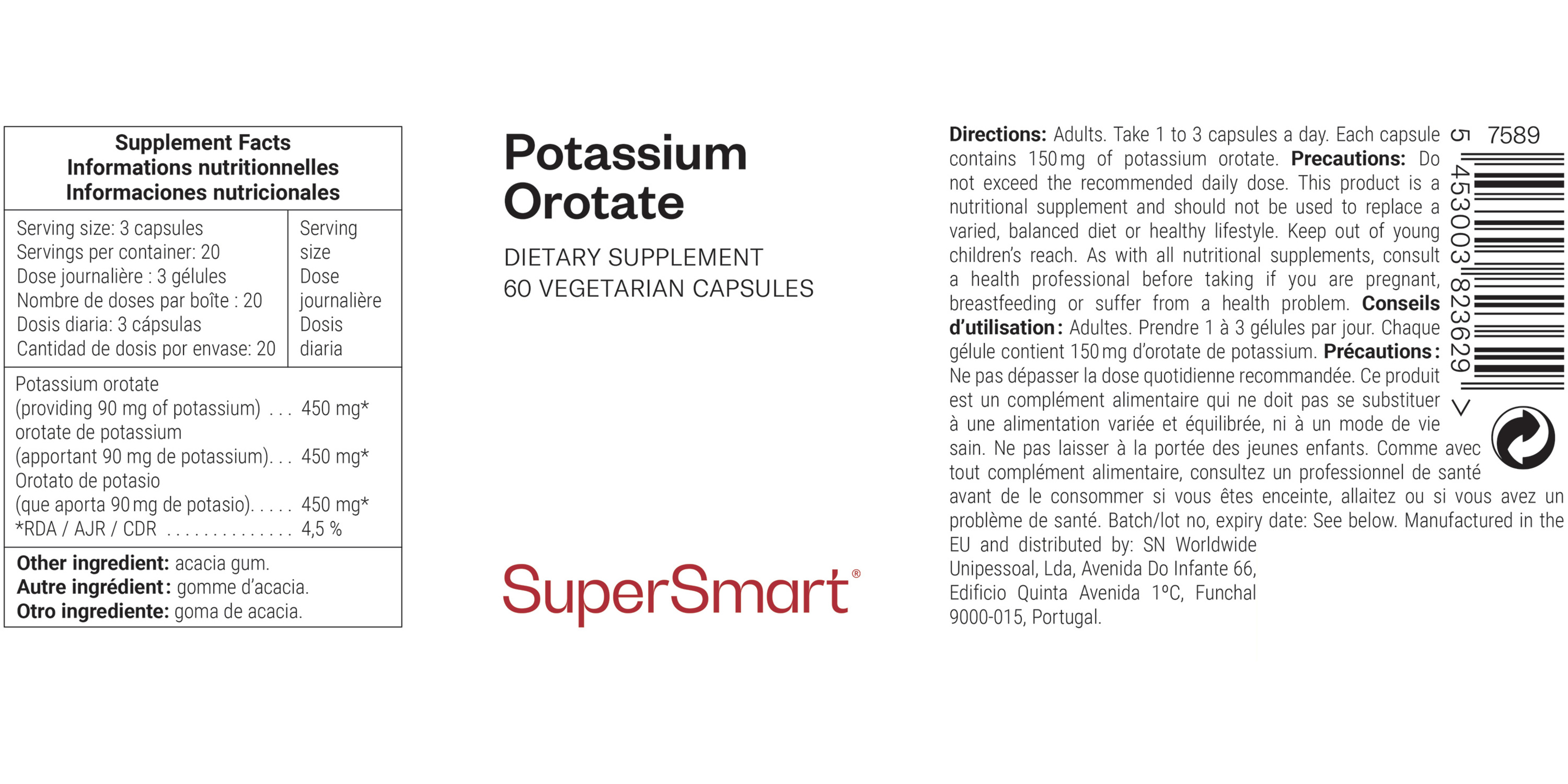 Potassium Orotate 