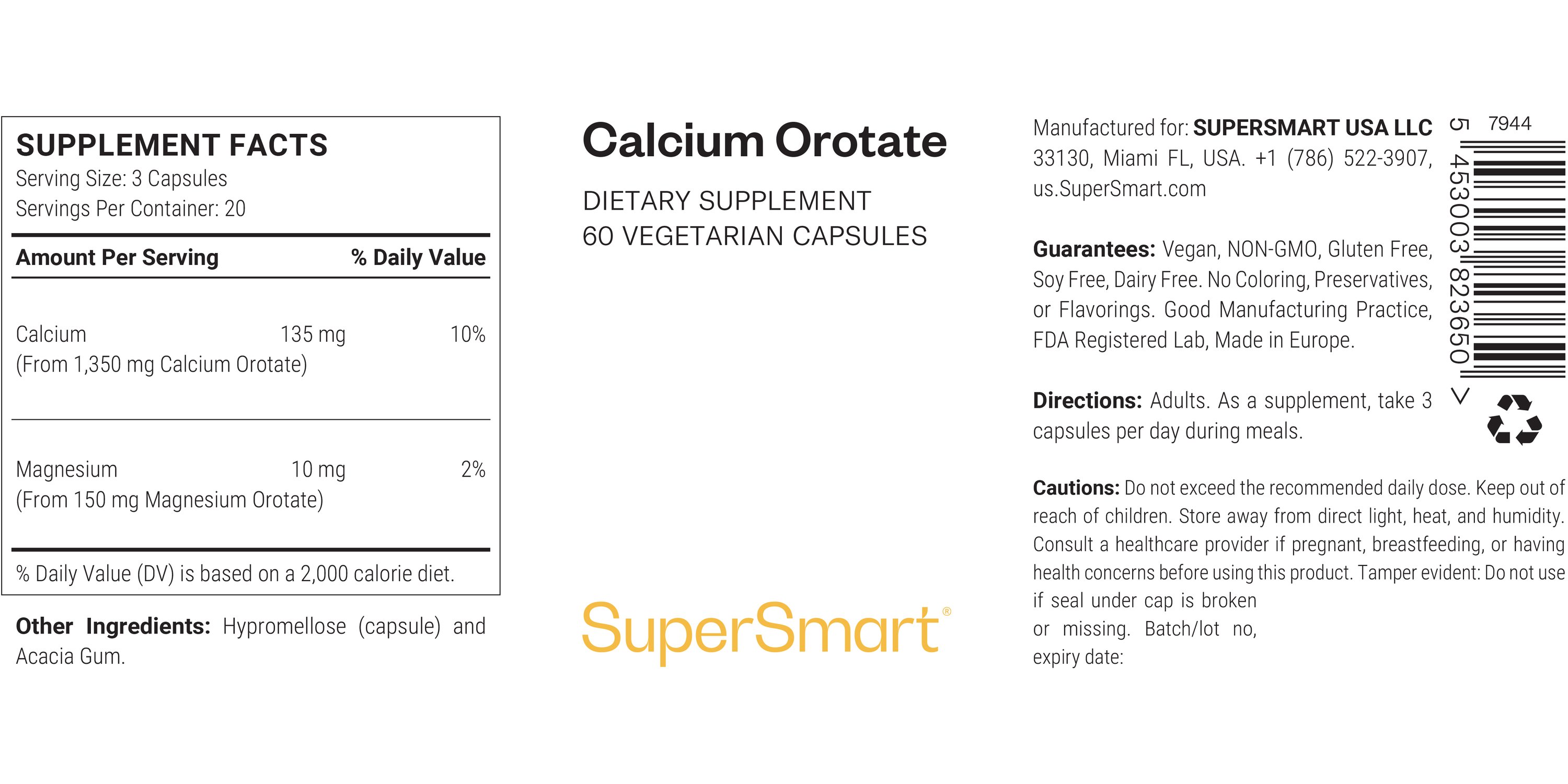 Calcium Orotate 