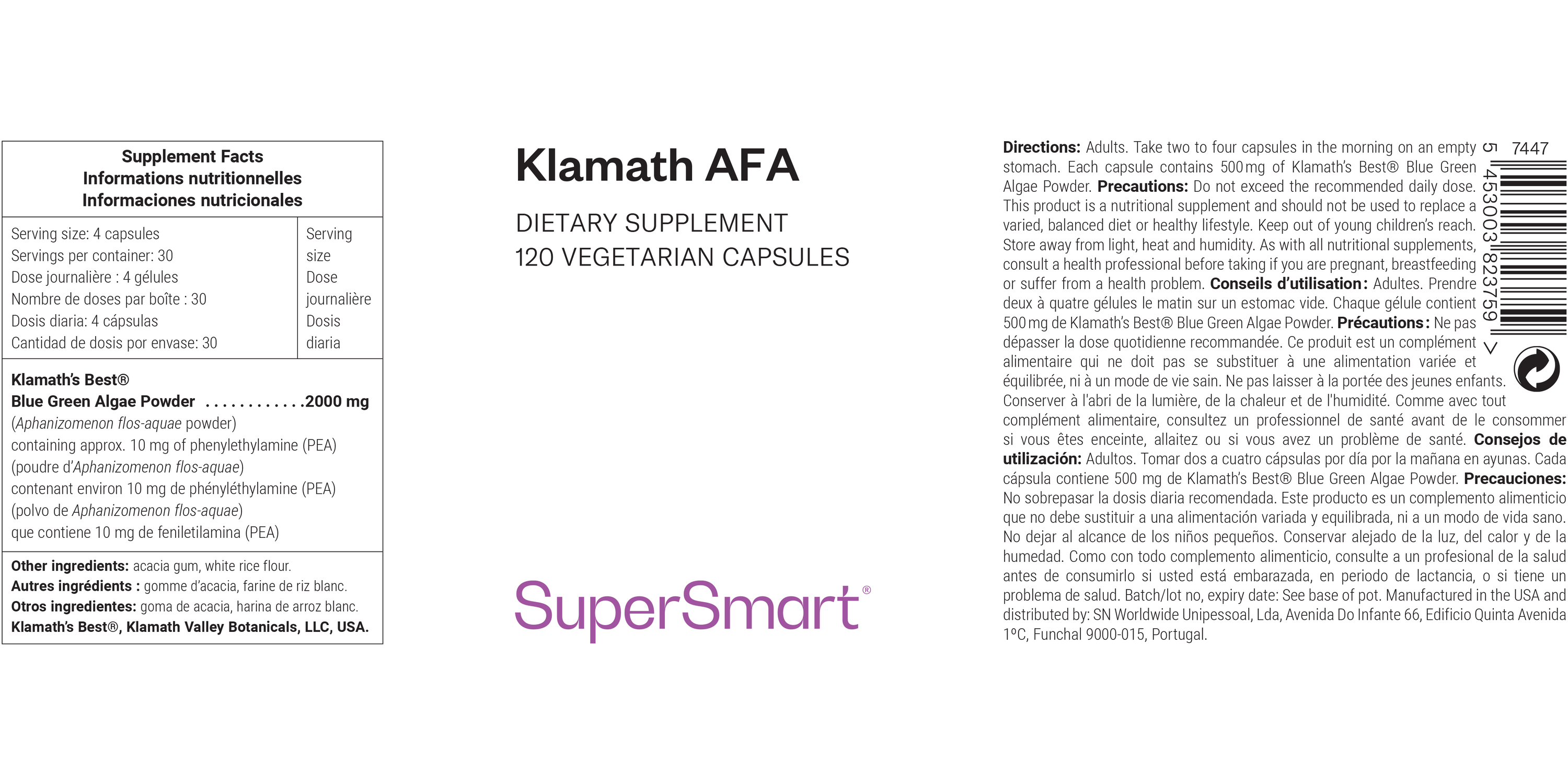 Complément Klamath AFA