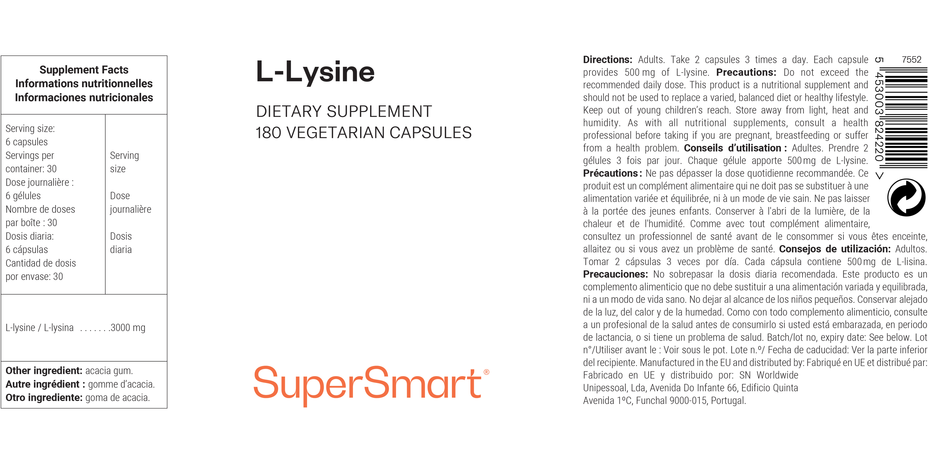 Complément L-Lysine