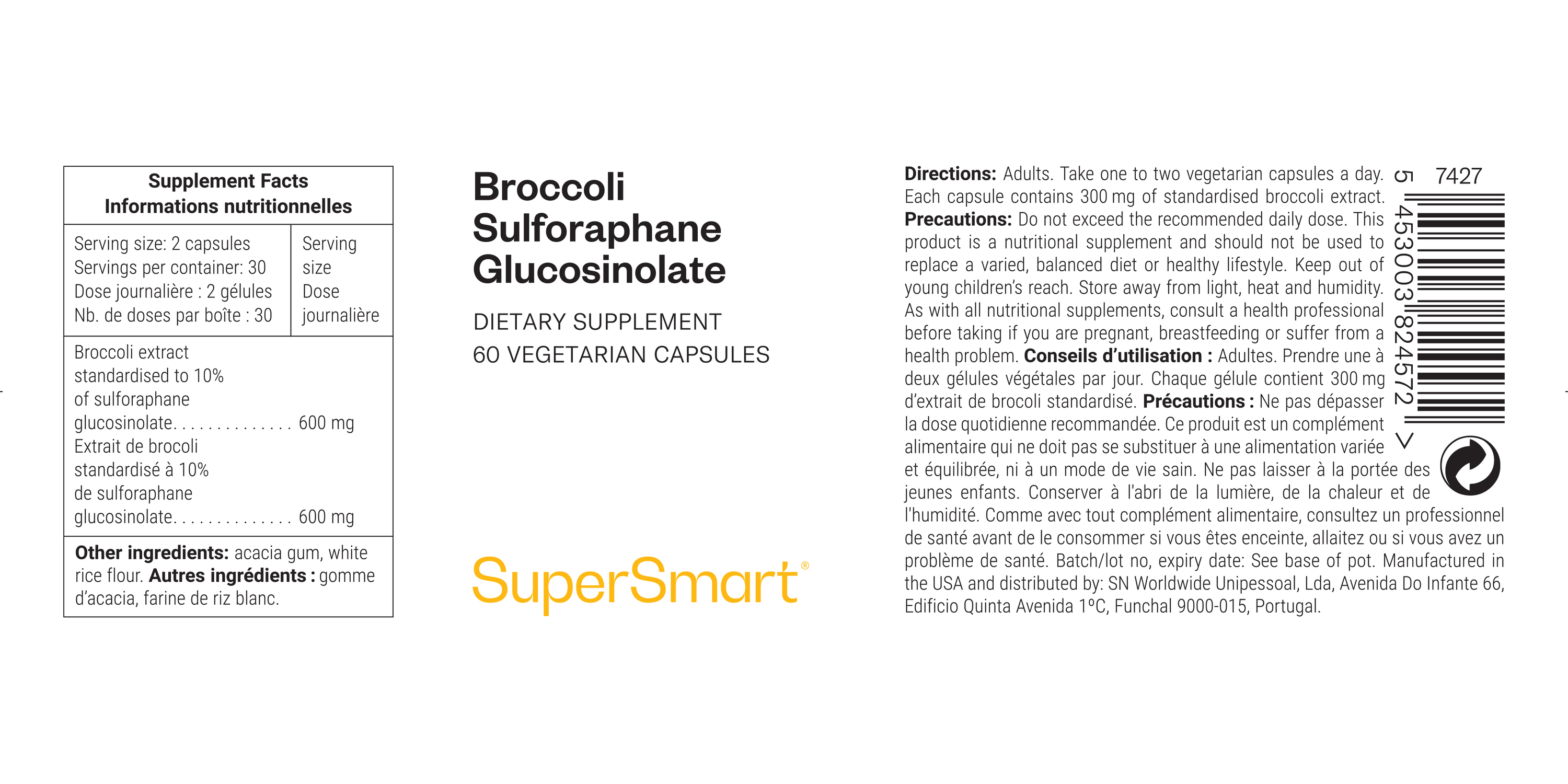 Broccoli Sulforaphane Glucosinolate