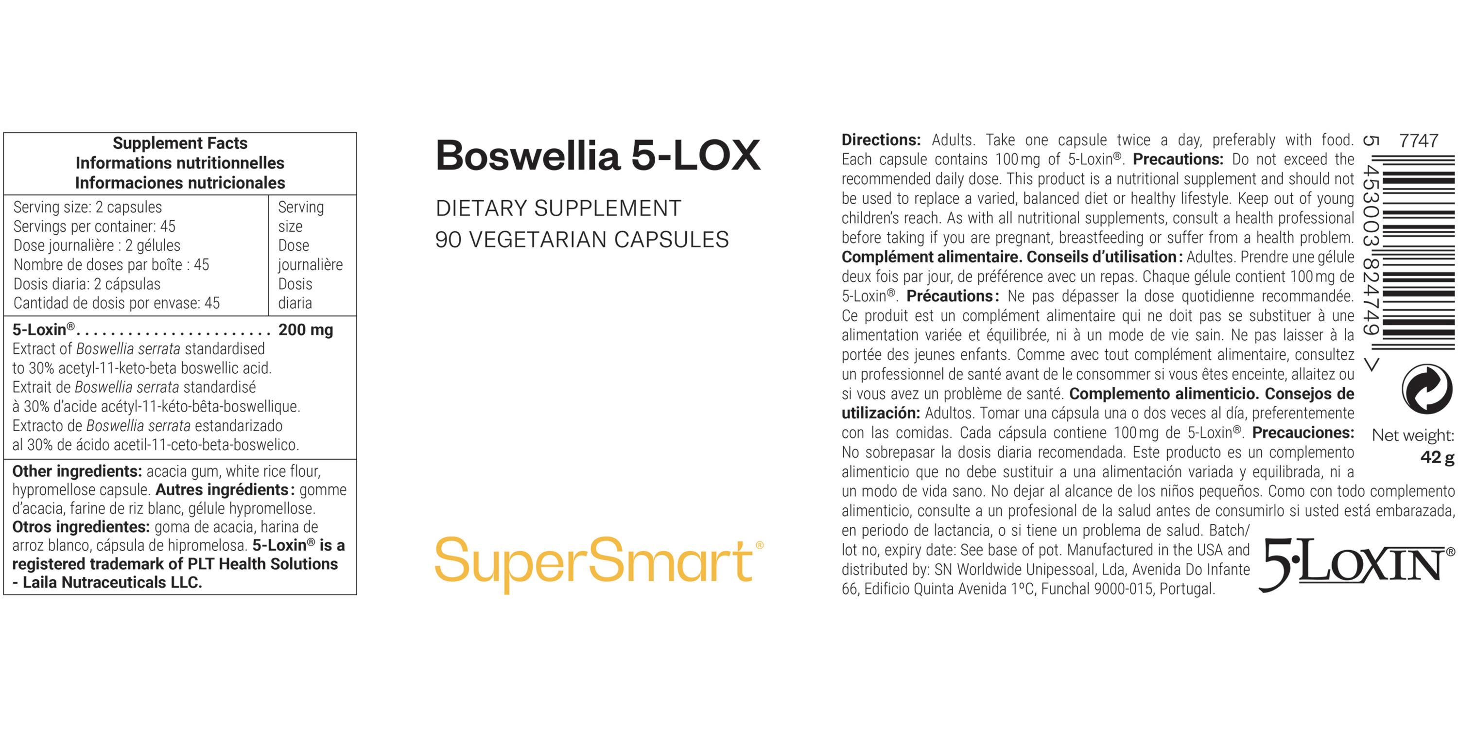Complément Alimentaire de Boswellia Serrata