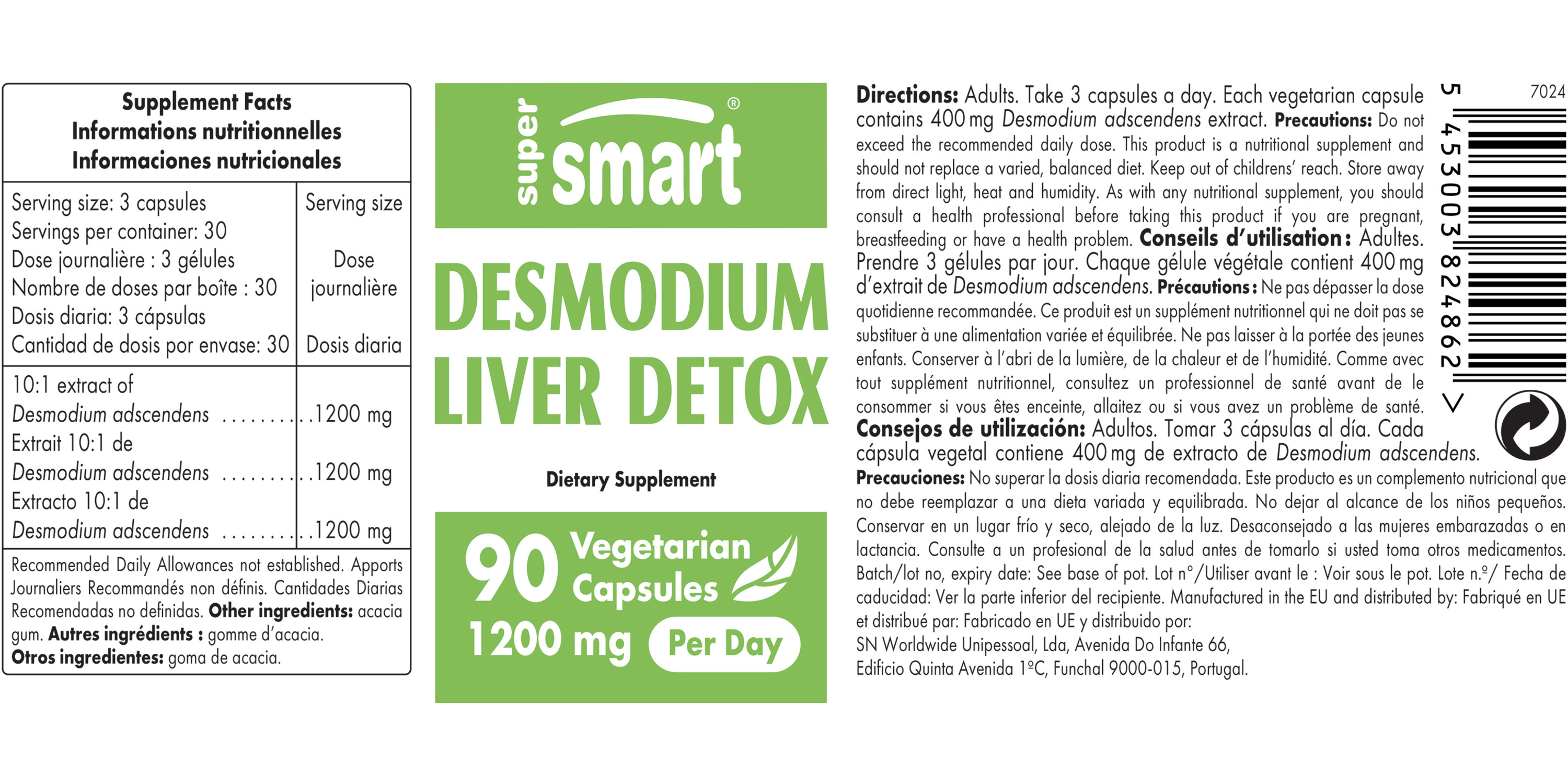 Complément alimentaire de Desmodium adscendens