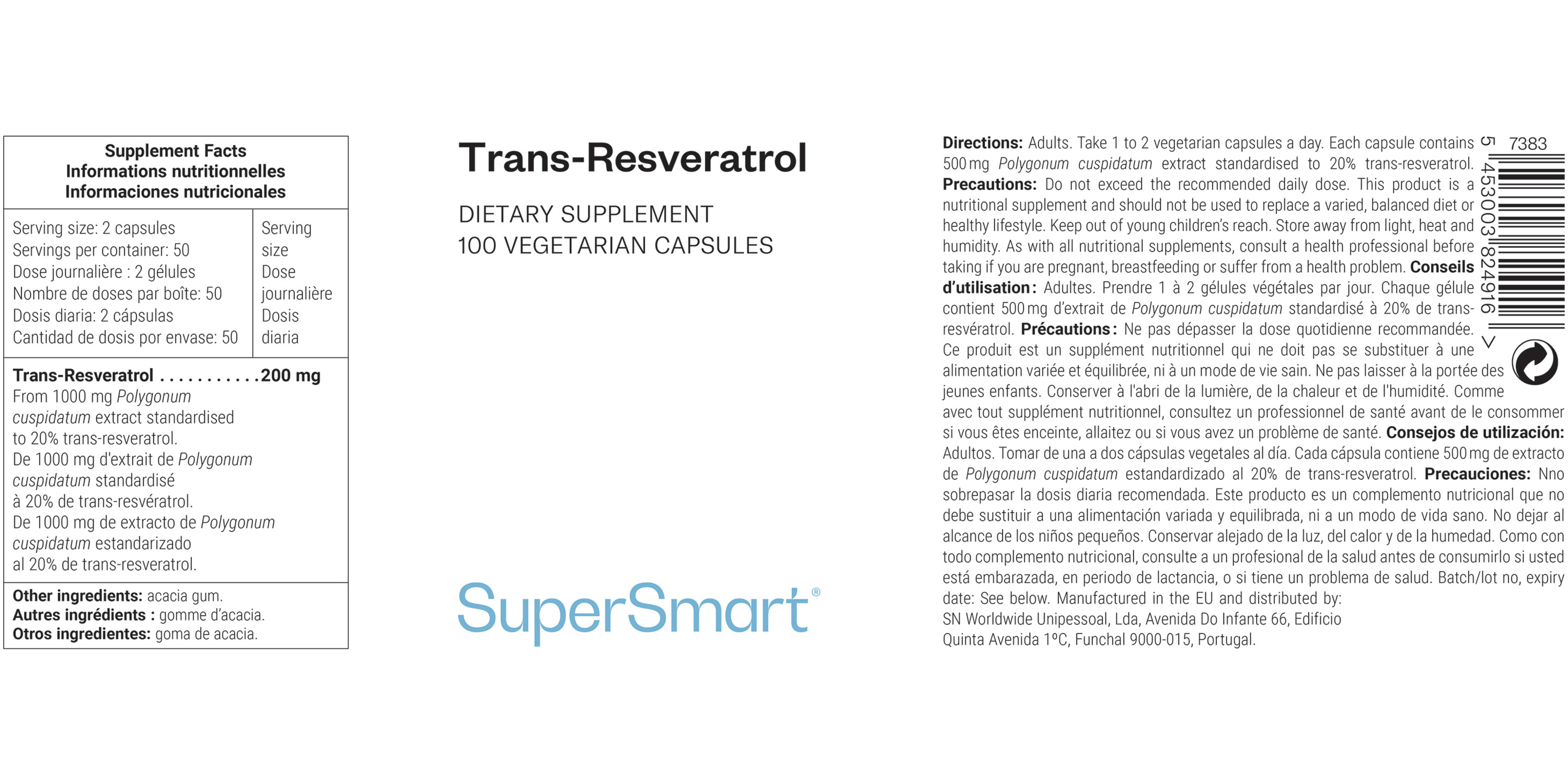 Trans-Resveratrol 