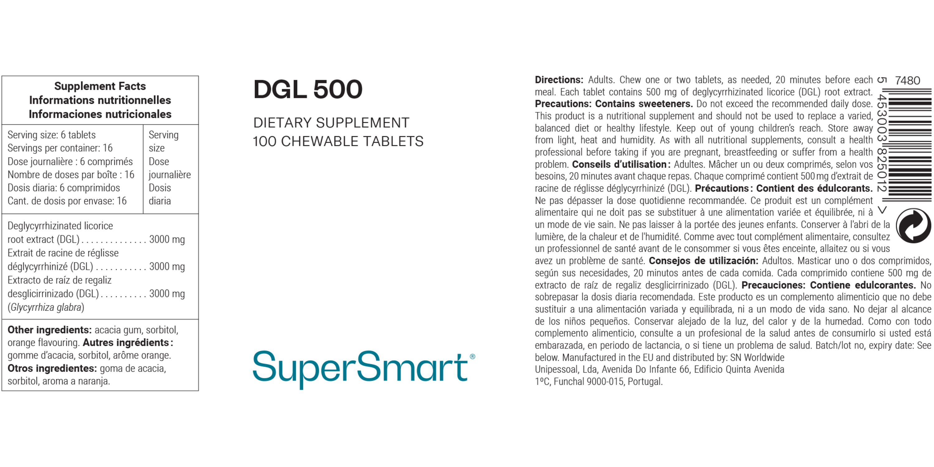 DGL 500 Supplement