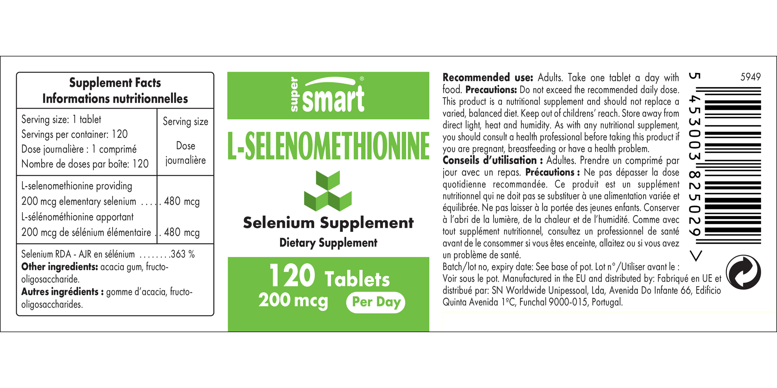 L-selenomethionine Supplement