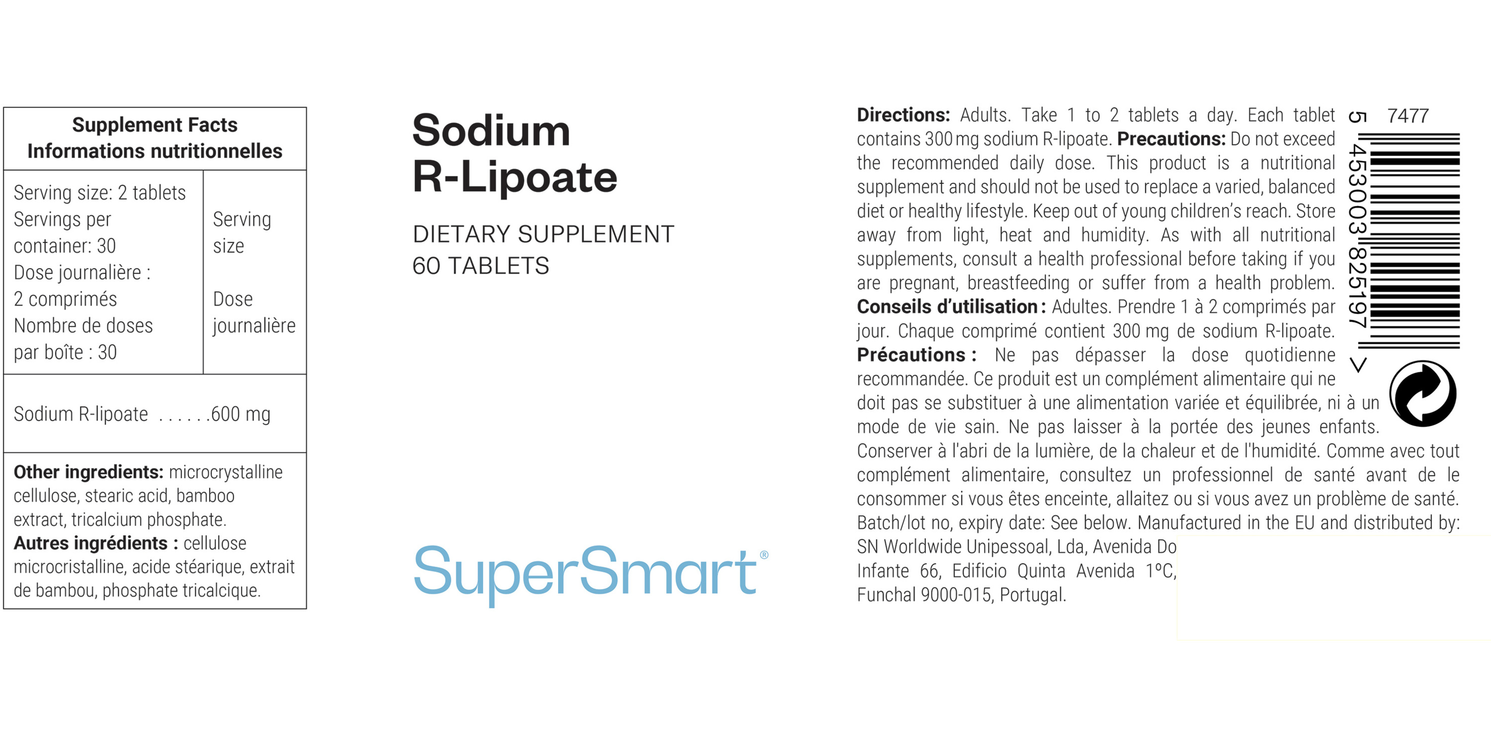 Sodium R-Lipoate Supplement