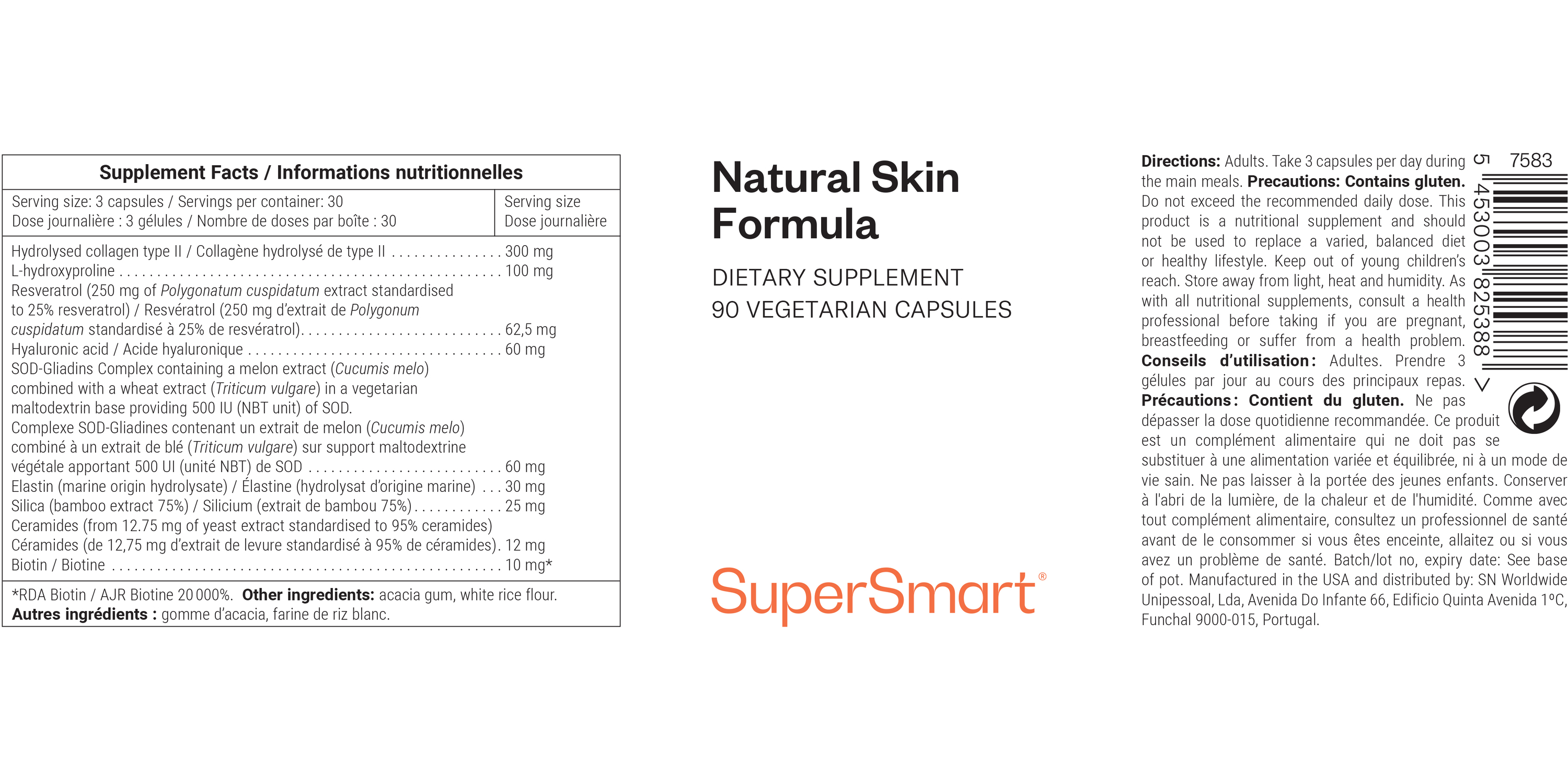 Natural Skin Formula Supplement