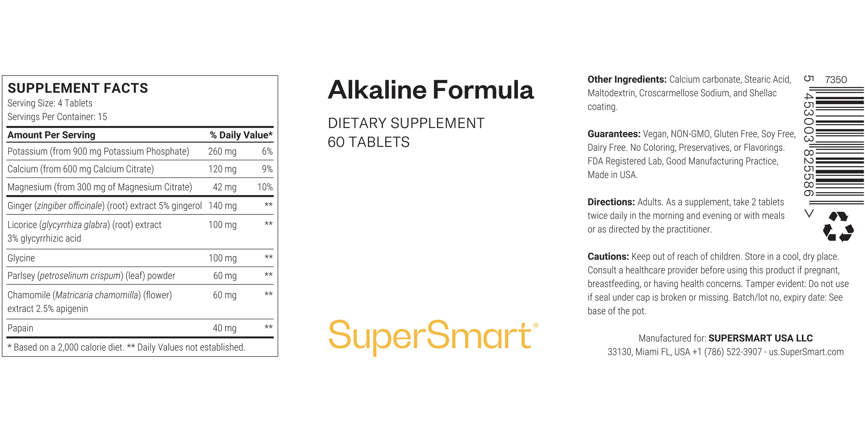 Alkaline Formula Supplement