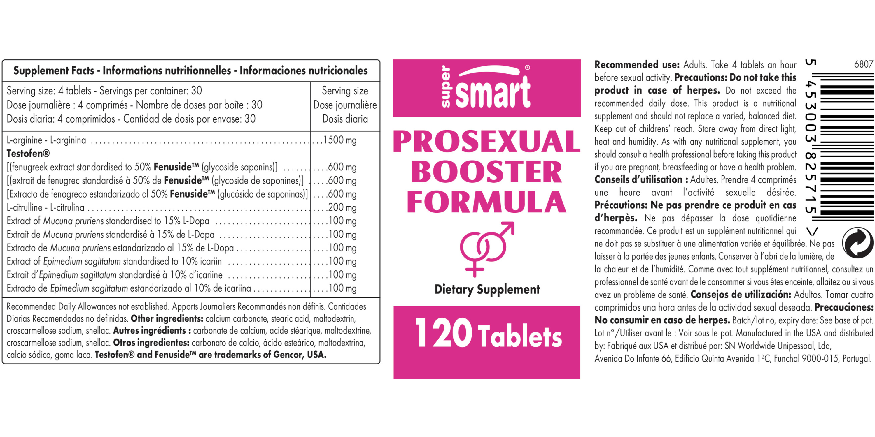 Prosexual Booster Formula Supplement