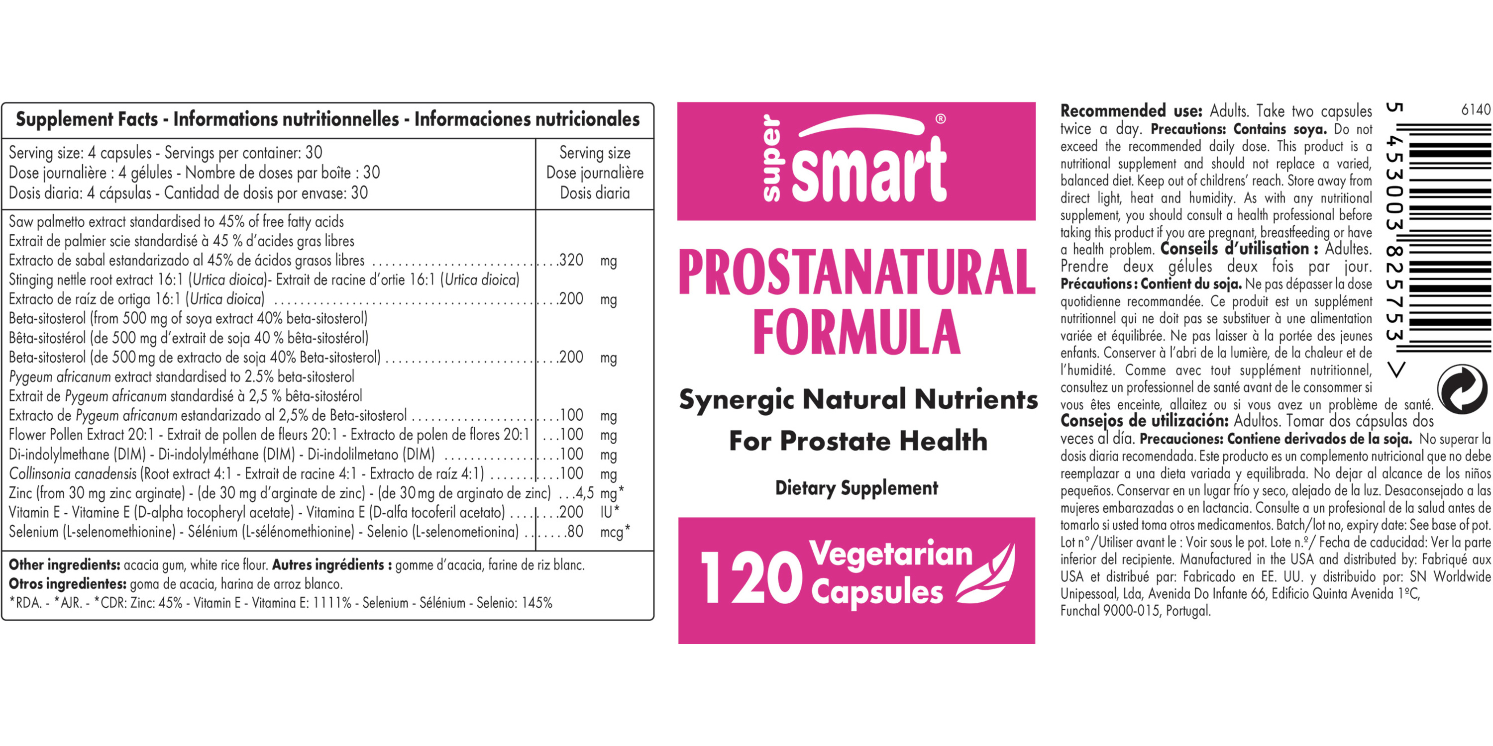 ProstaNatural Formula Supplement