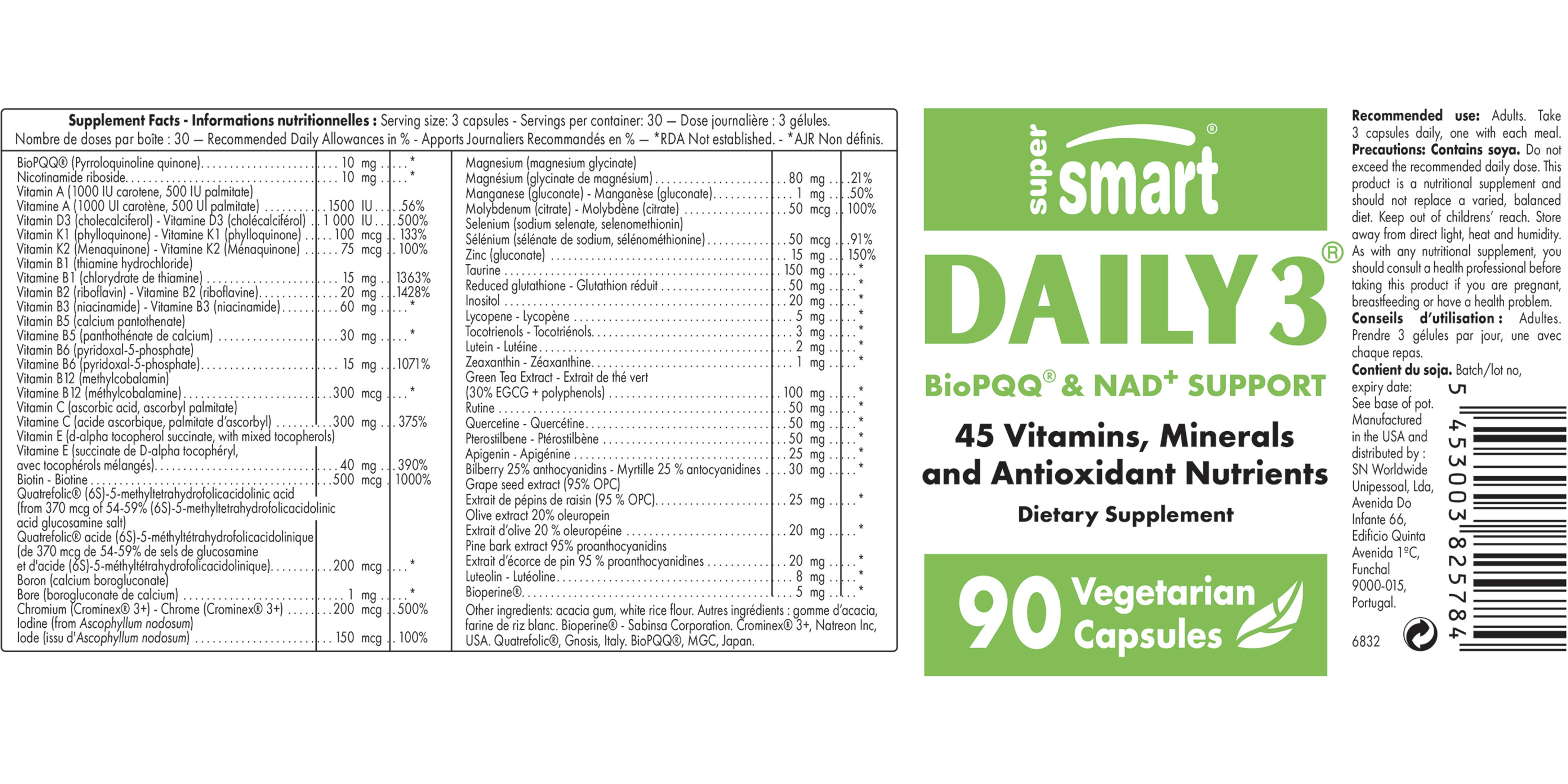 Daily 3® Supplément Multivitaminé