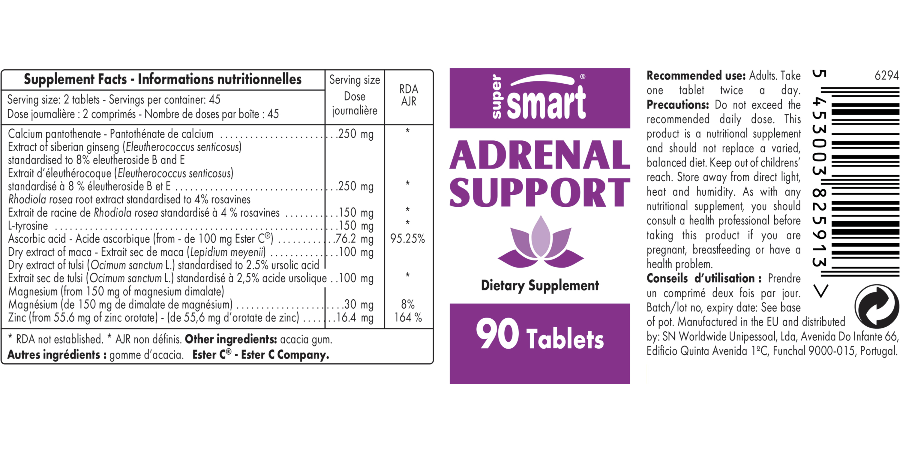 Adrenal Support Supplement