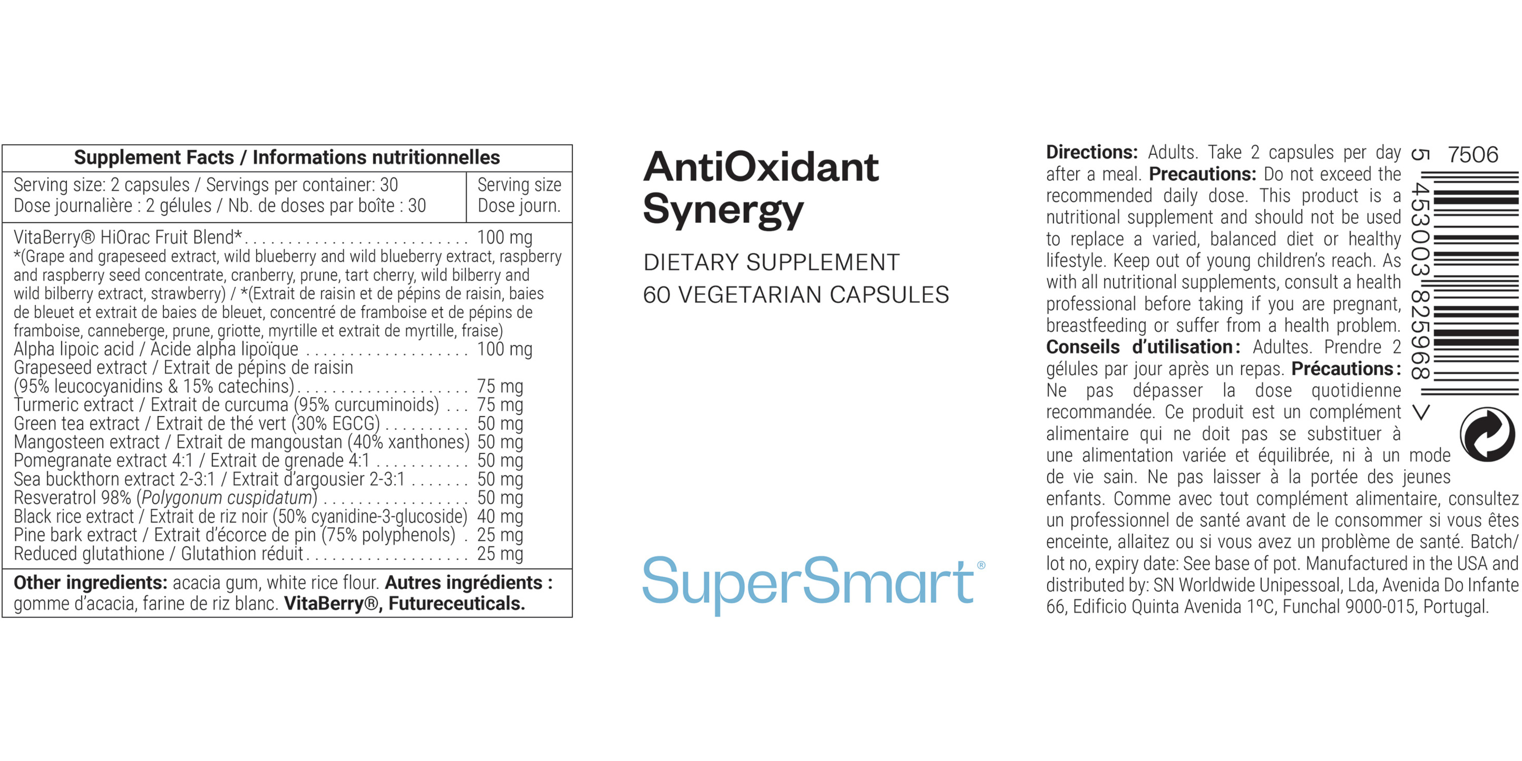 AntiOxidant Synergy Supplement