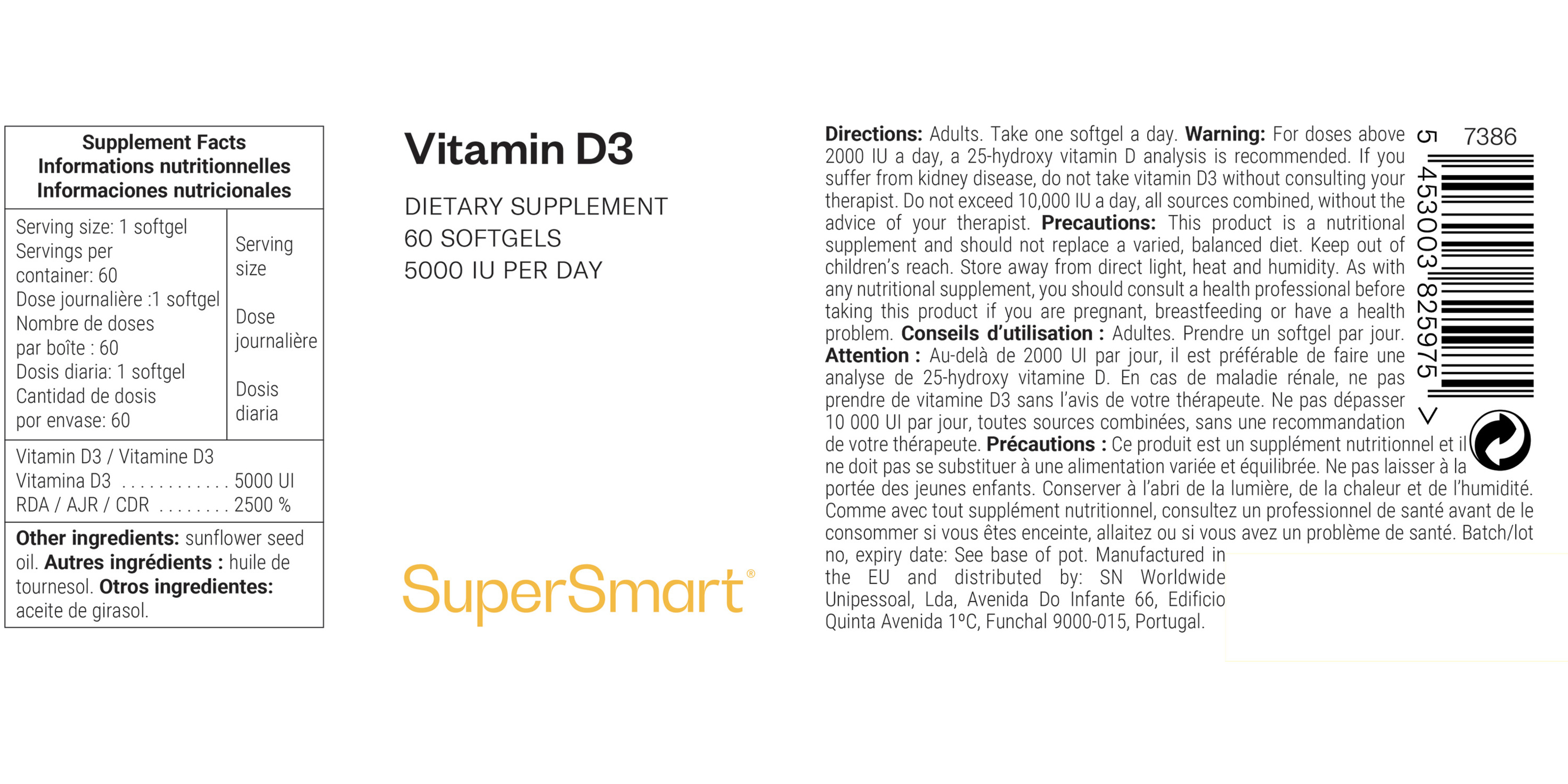 Vitamin D3 Supplement 