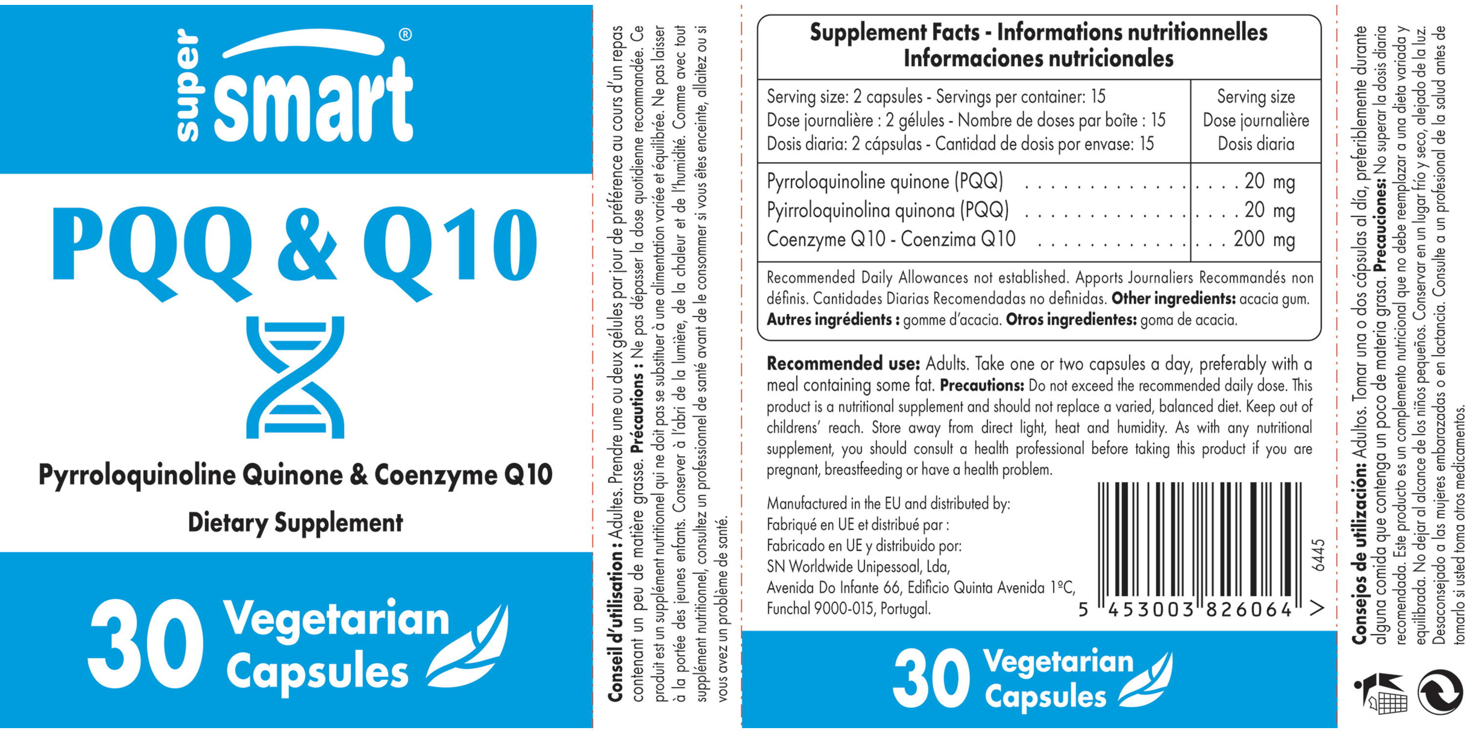 PQQ & Q10 Supplement