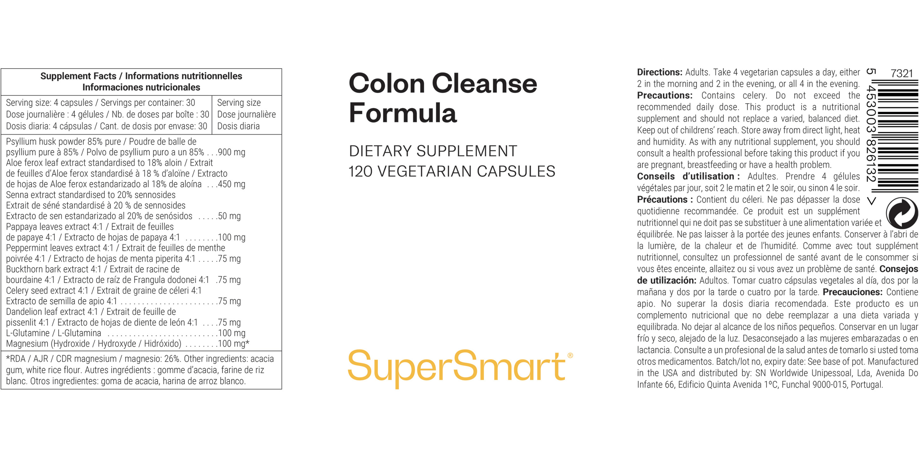 Colon Cleanse Formula Supplement