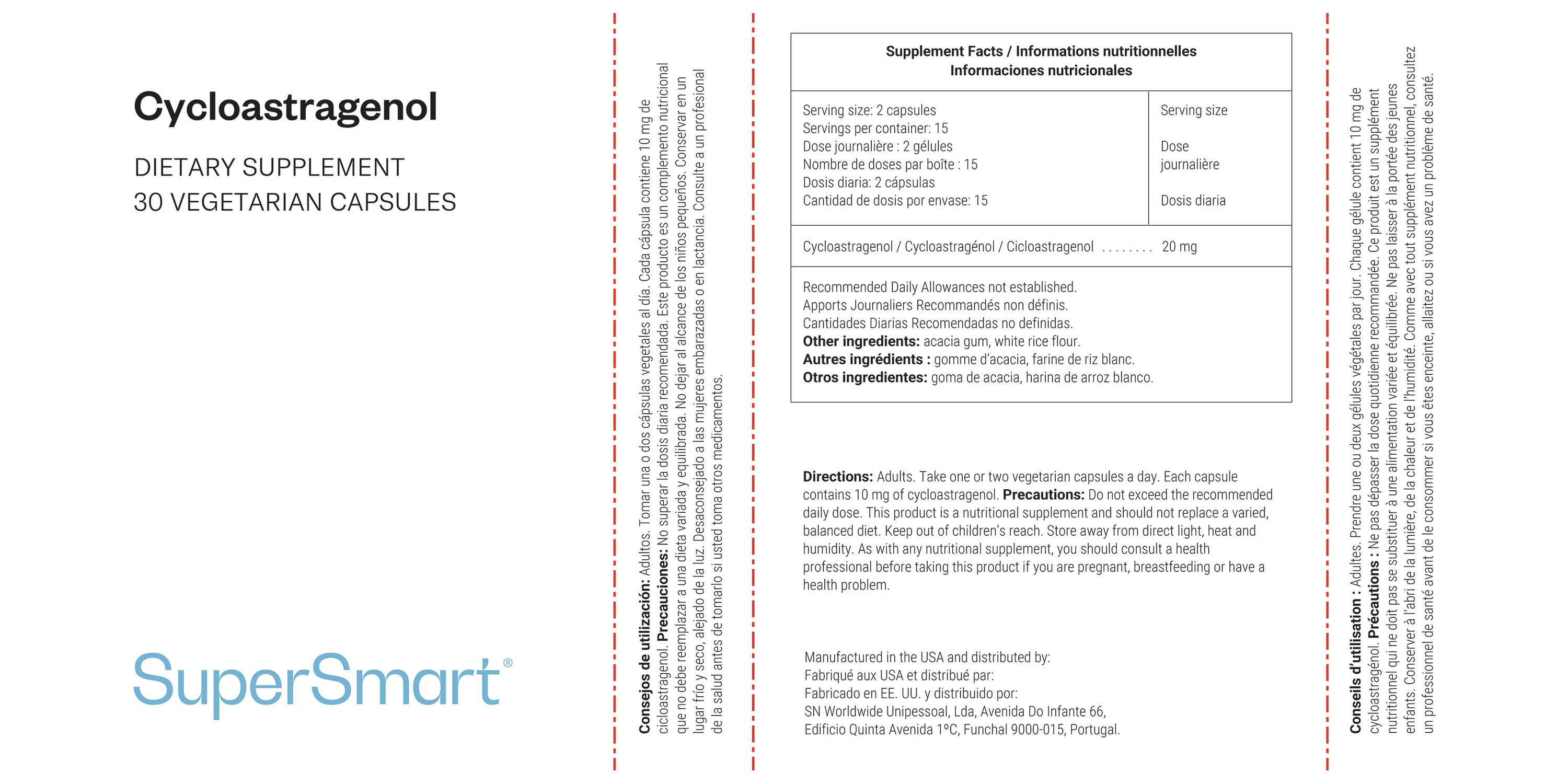 Cycloastragenol Supplement