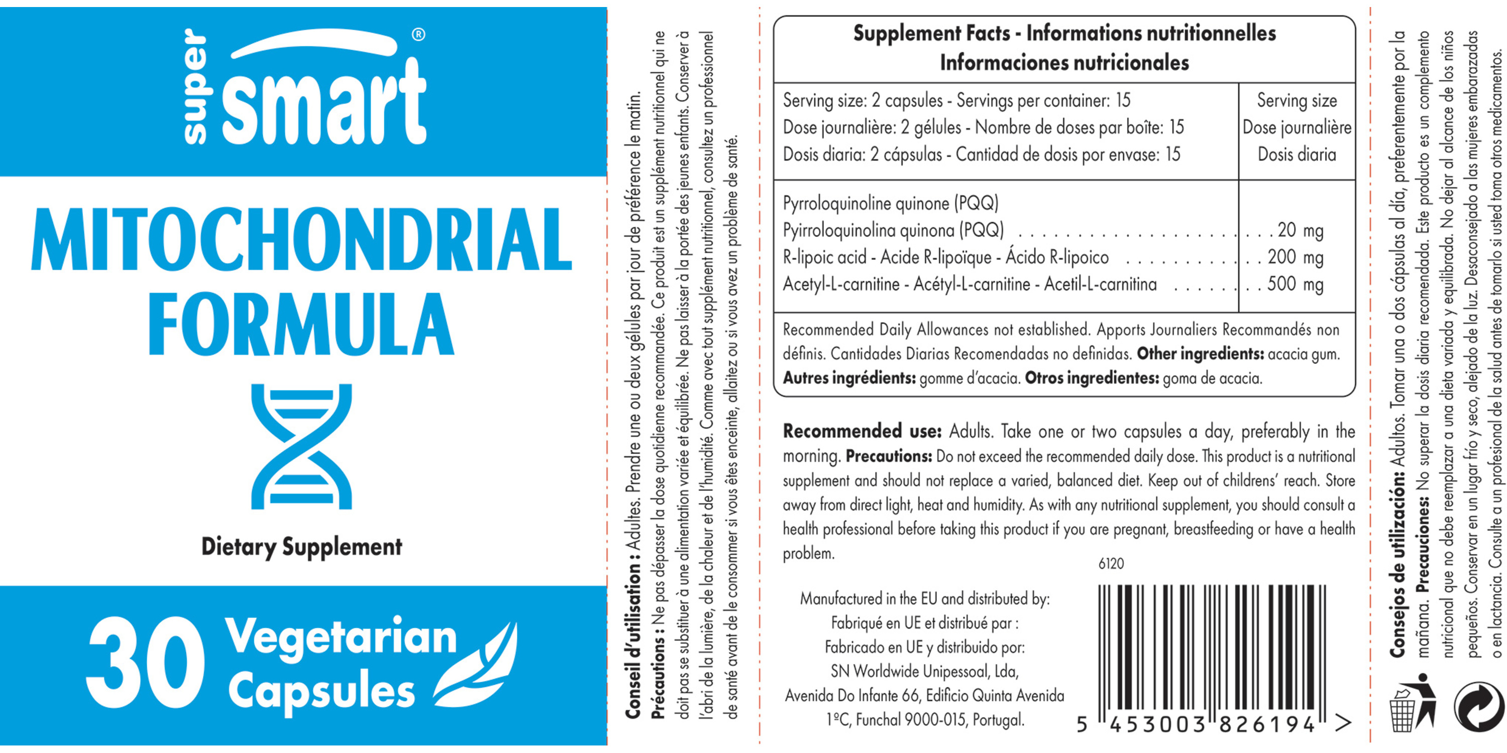 Mitochondrial Formula Supplement