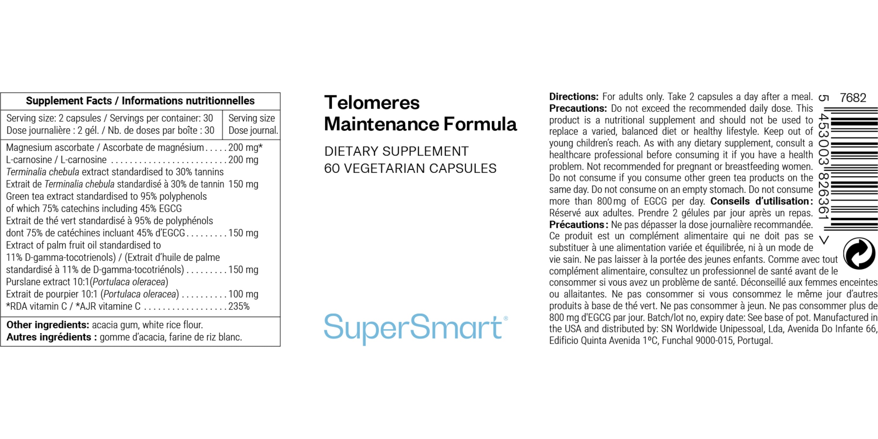 Telomeres Maintenance Formula
