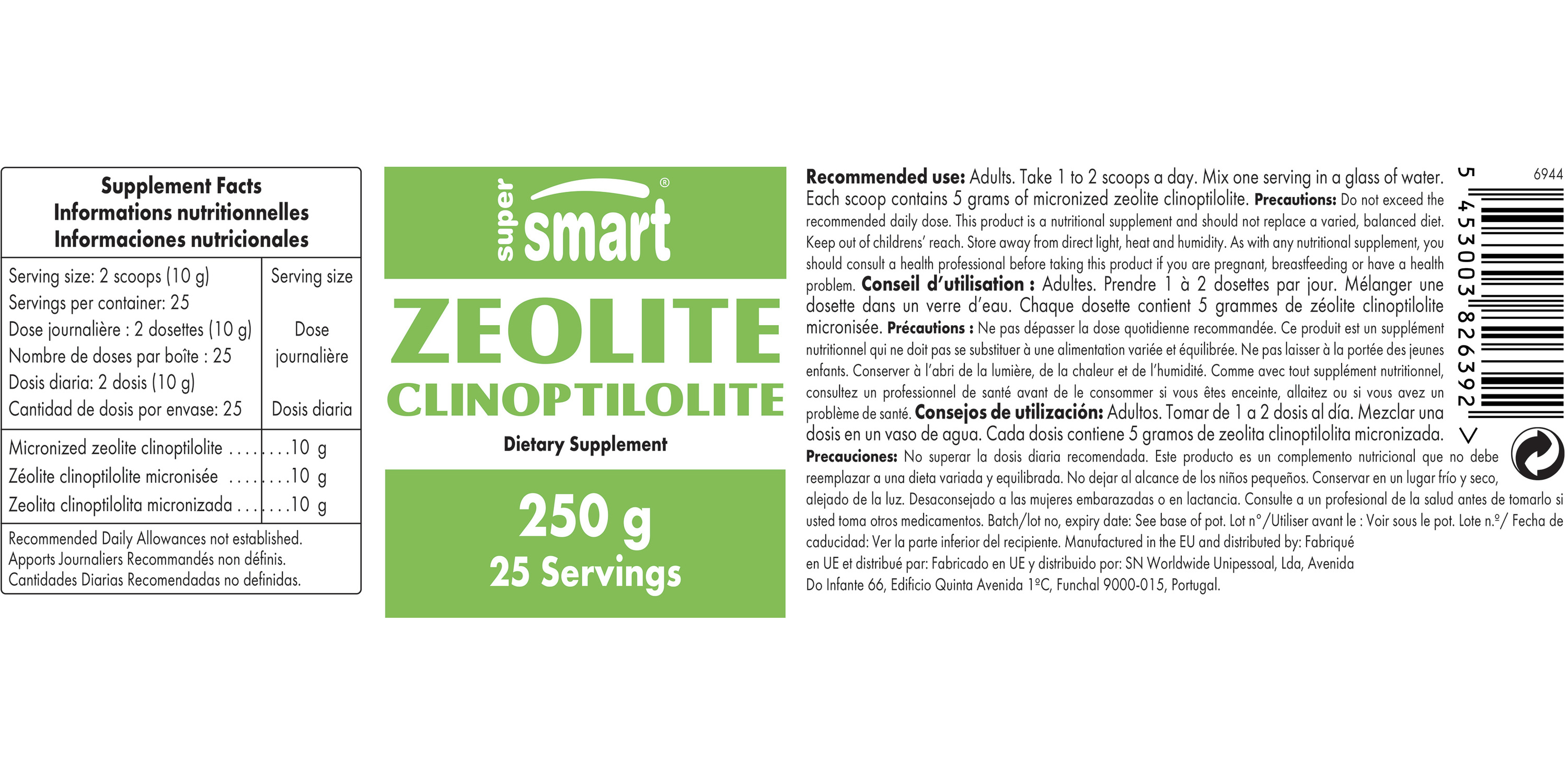 Zeolite Clinoptilolite 