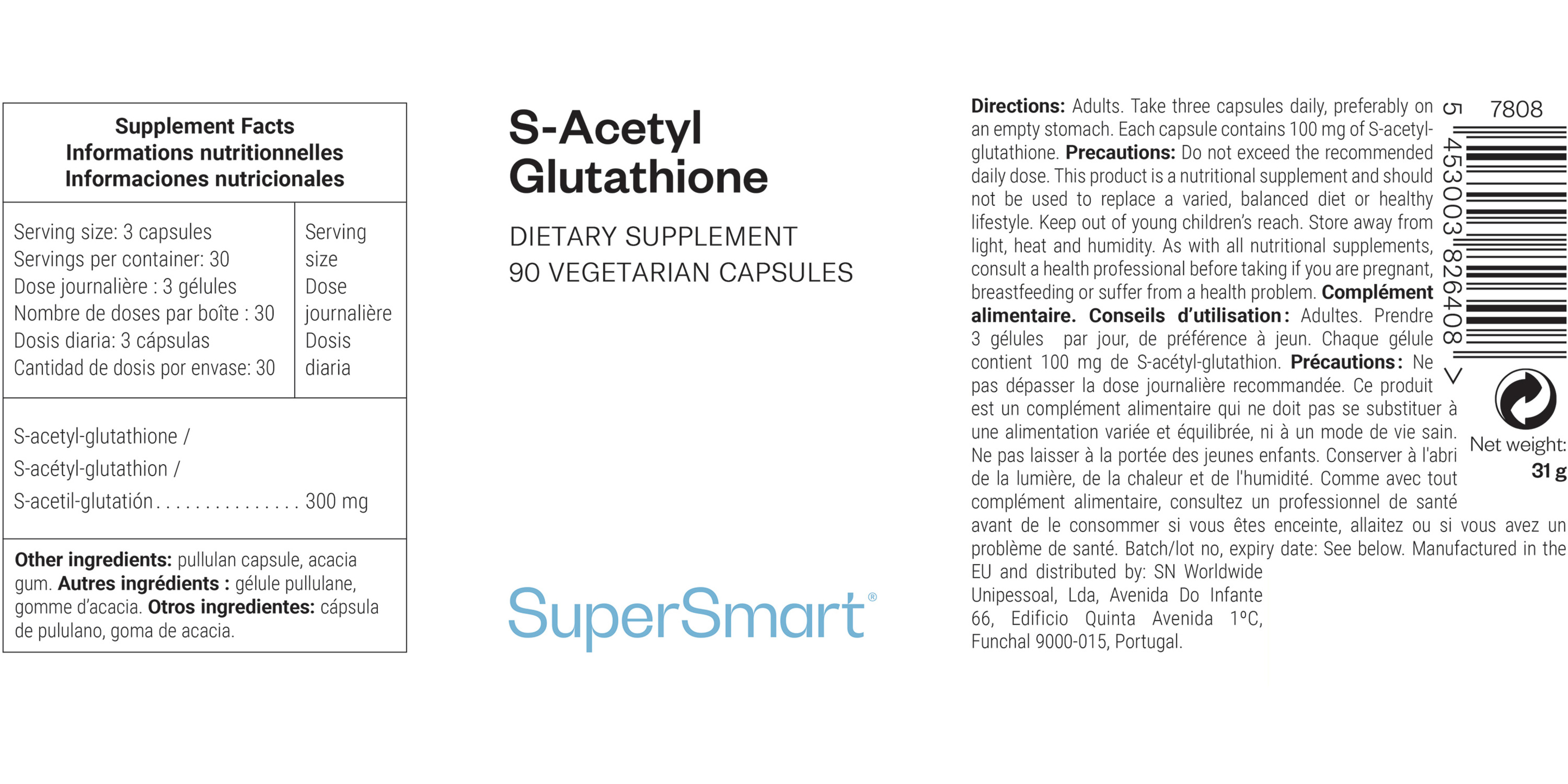 S-Acetyl Glutathione