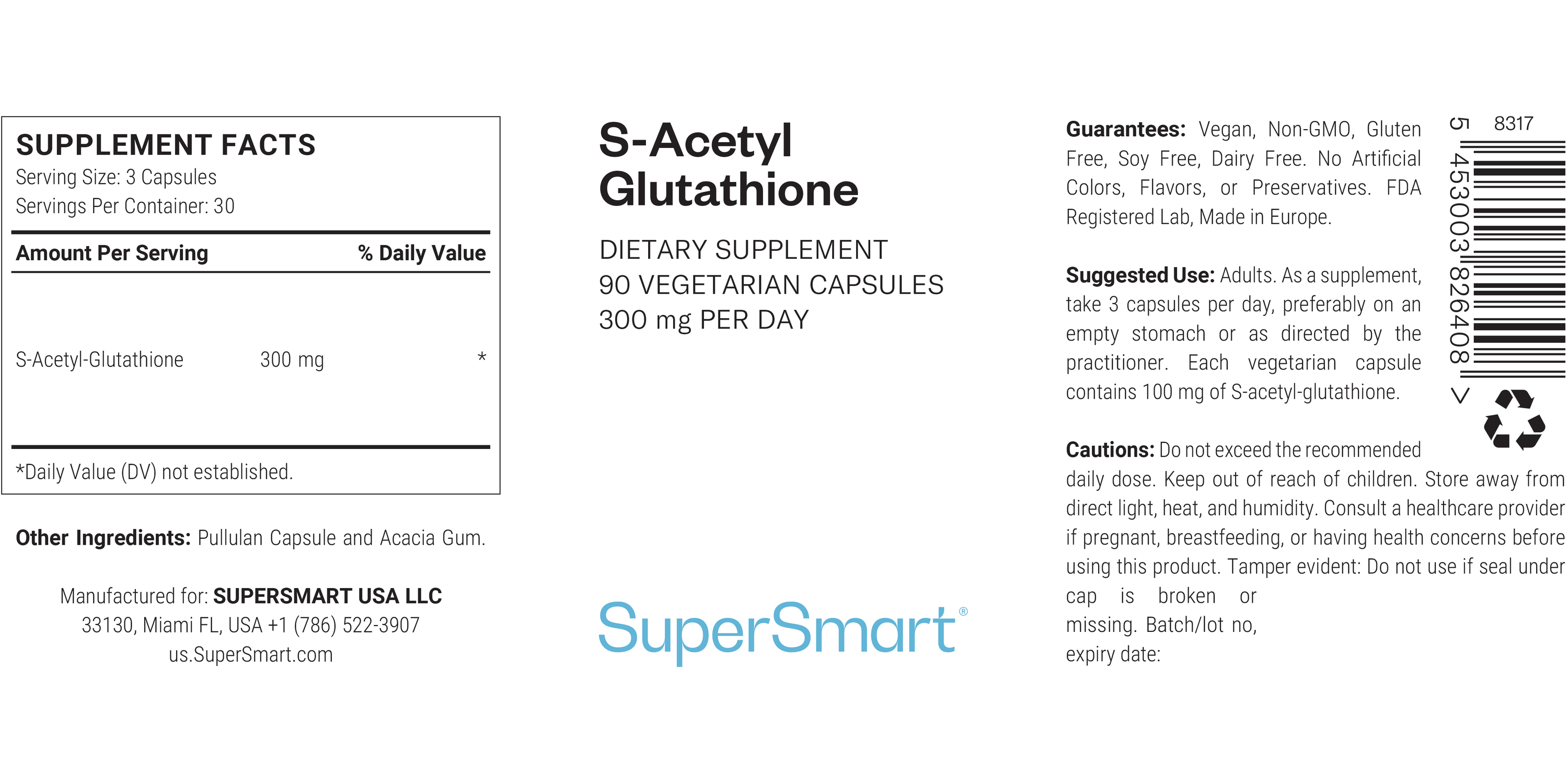 Complément S-Acetyl Glutathione