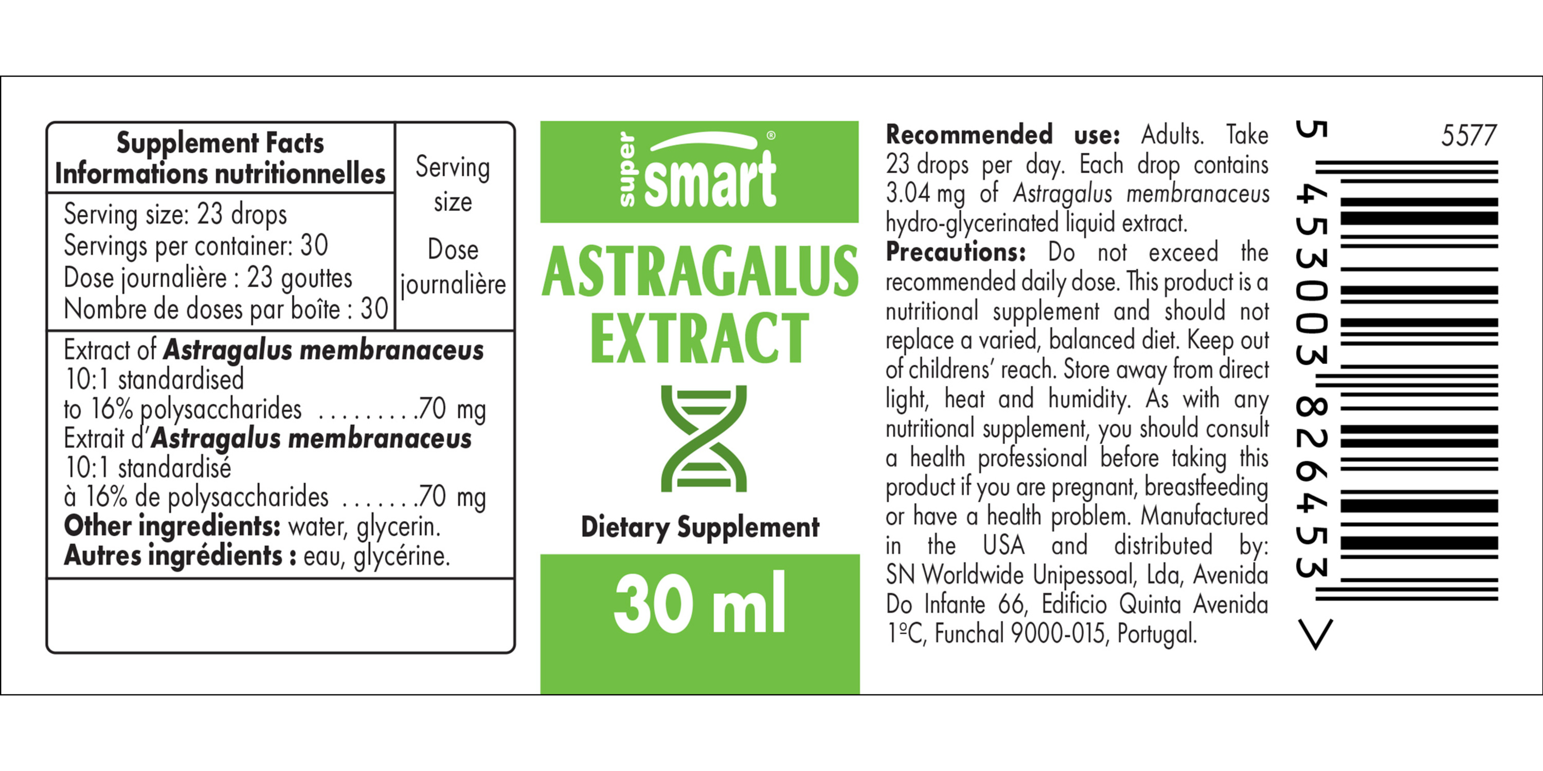 Astragalus Extract Supplement