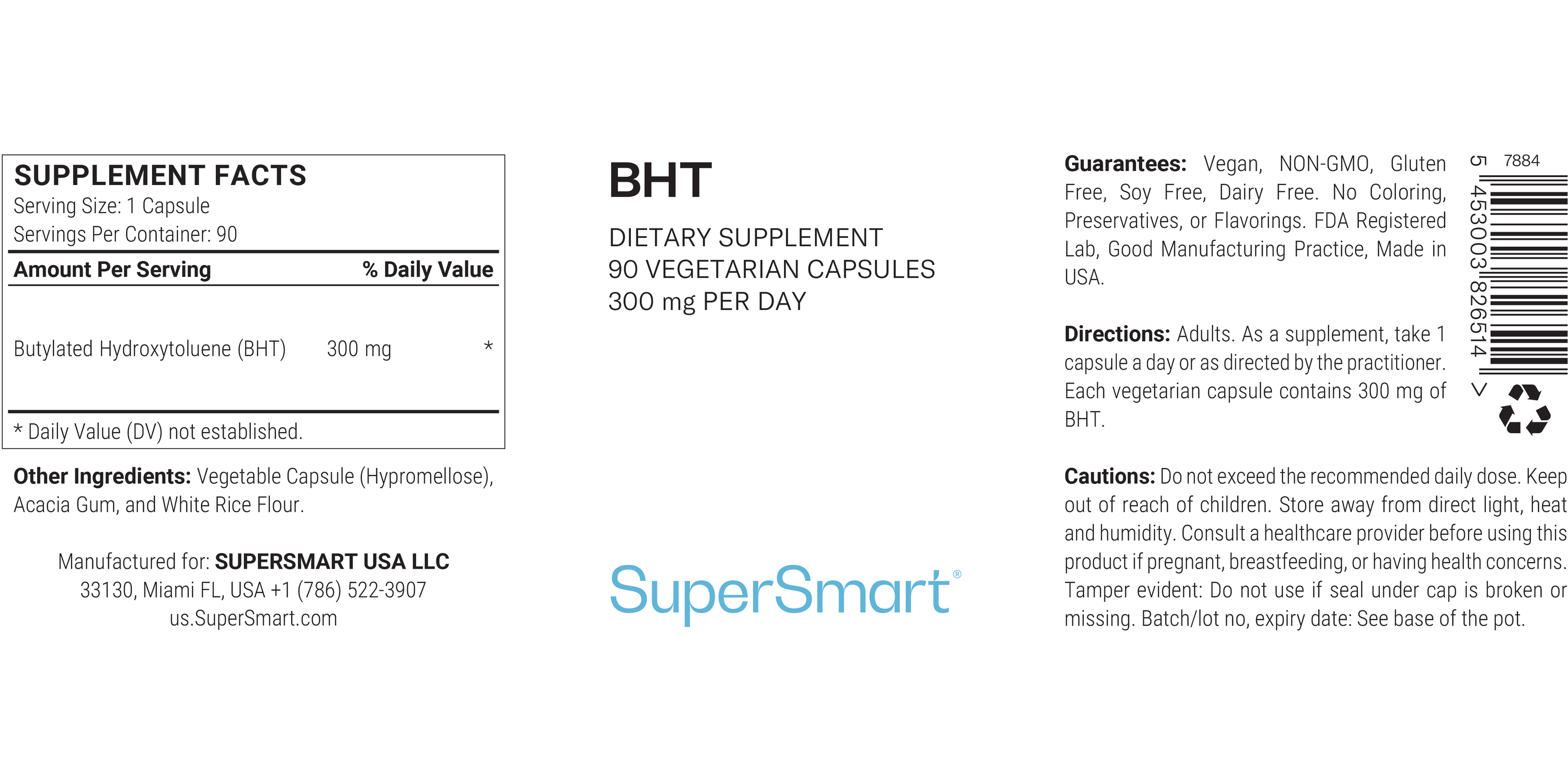 BHT Supplement