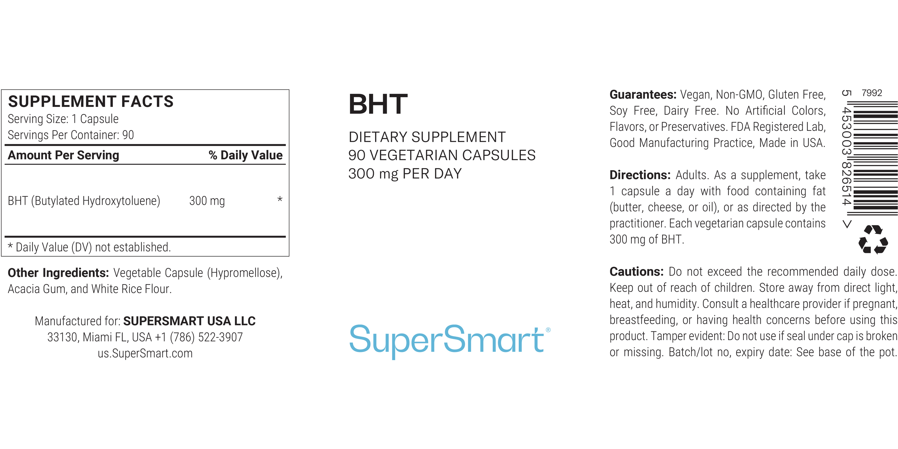 Complément BHT