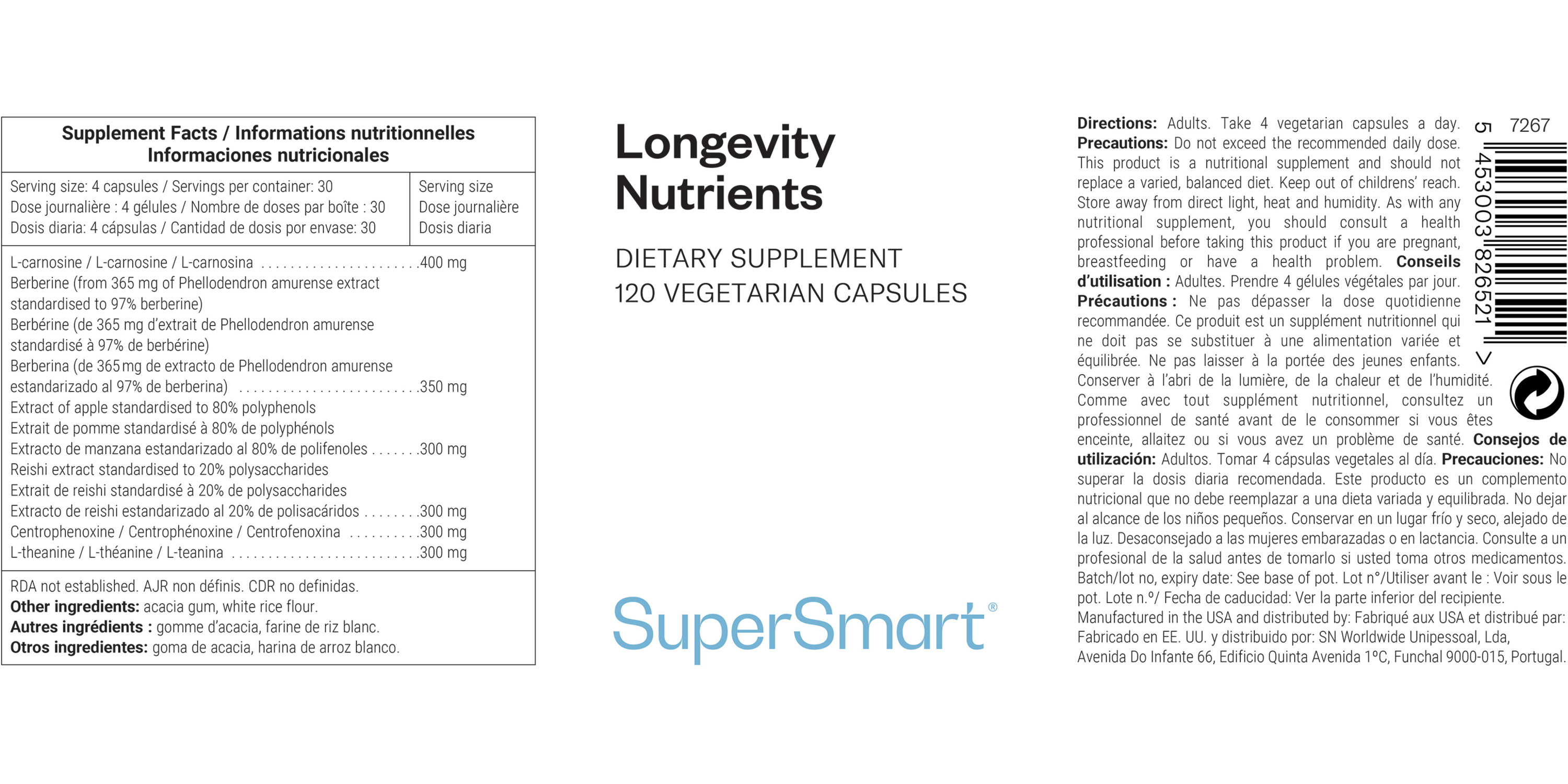 Longevity Nutrients