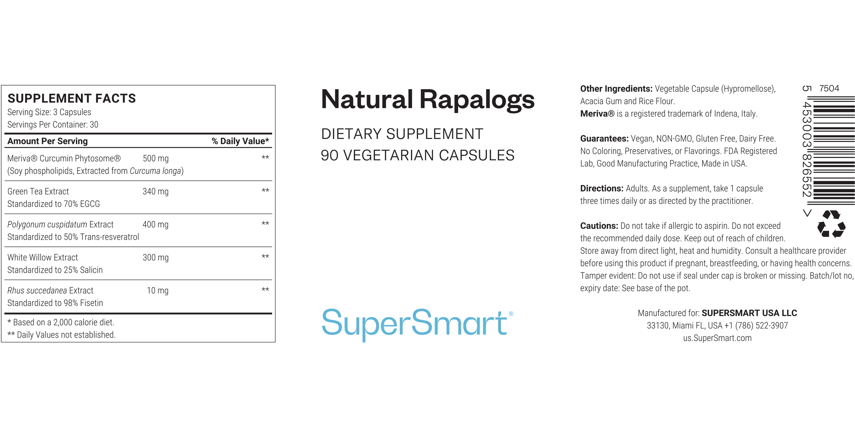 Natural Rapalogs Supplement