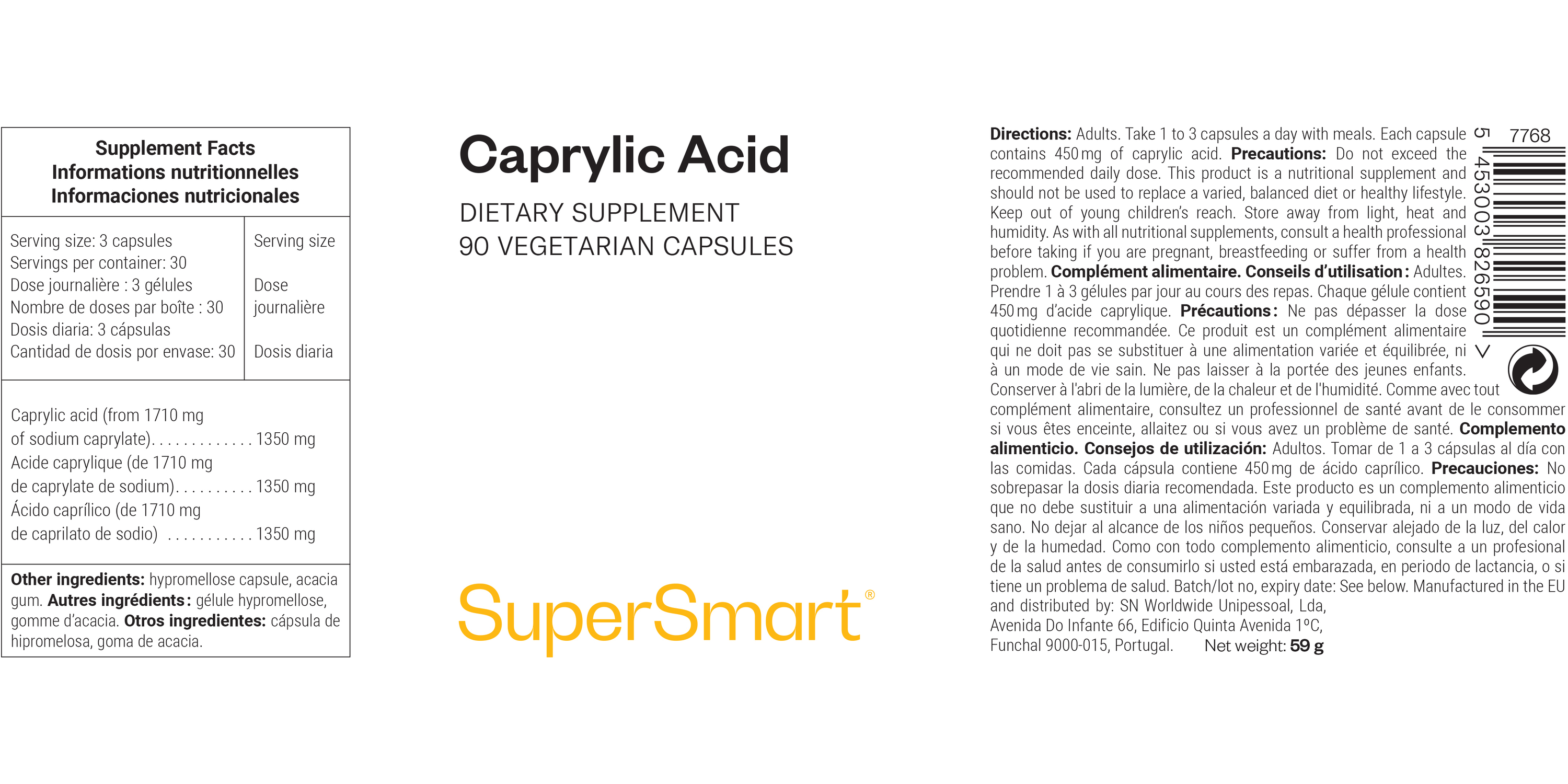 Caprylic Acid Supplement
