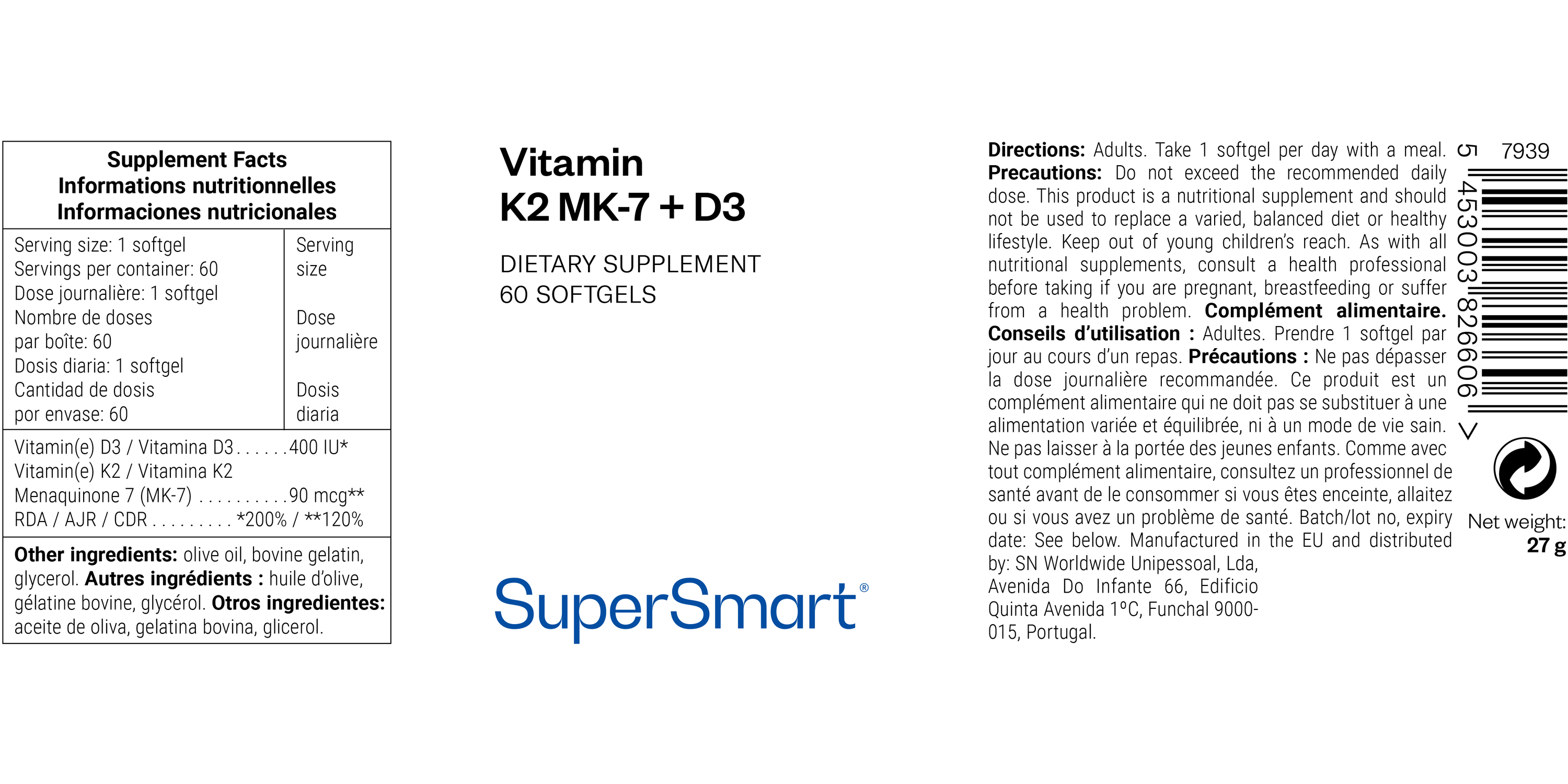 MK-7 + Vitamin D3