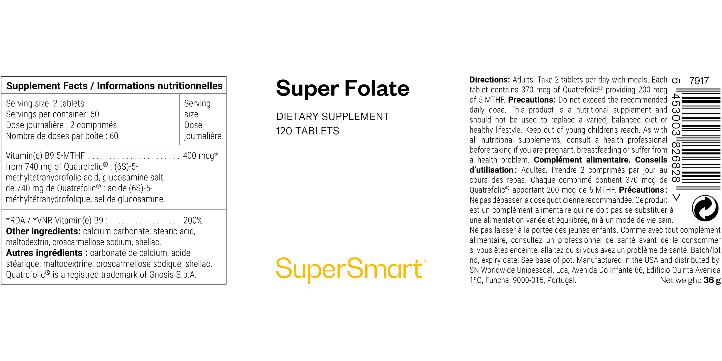 SuperFolate Supplement 