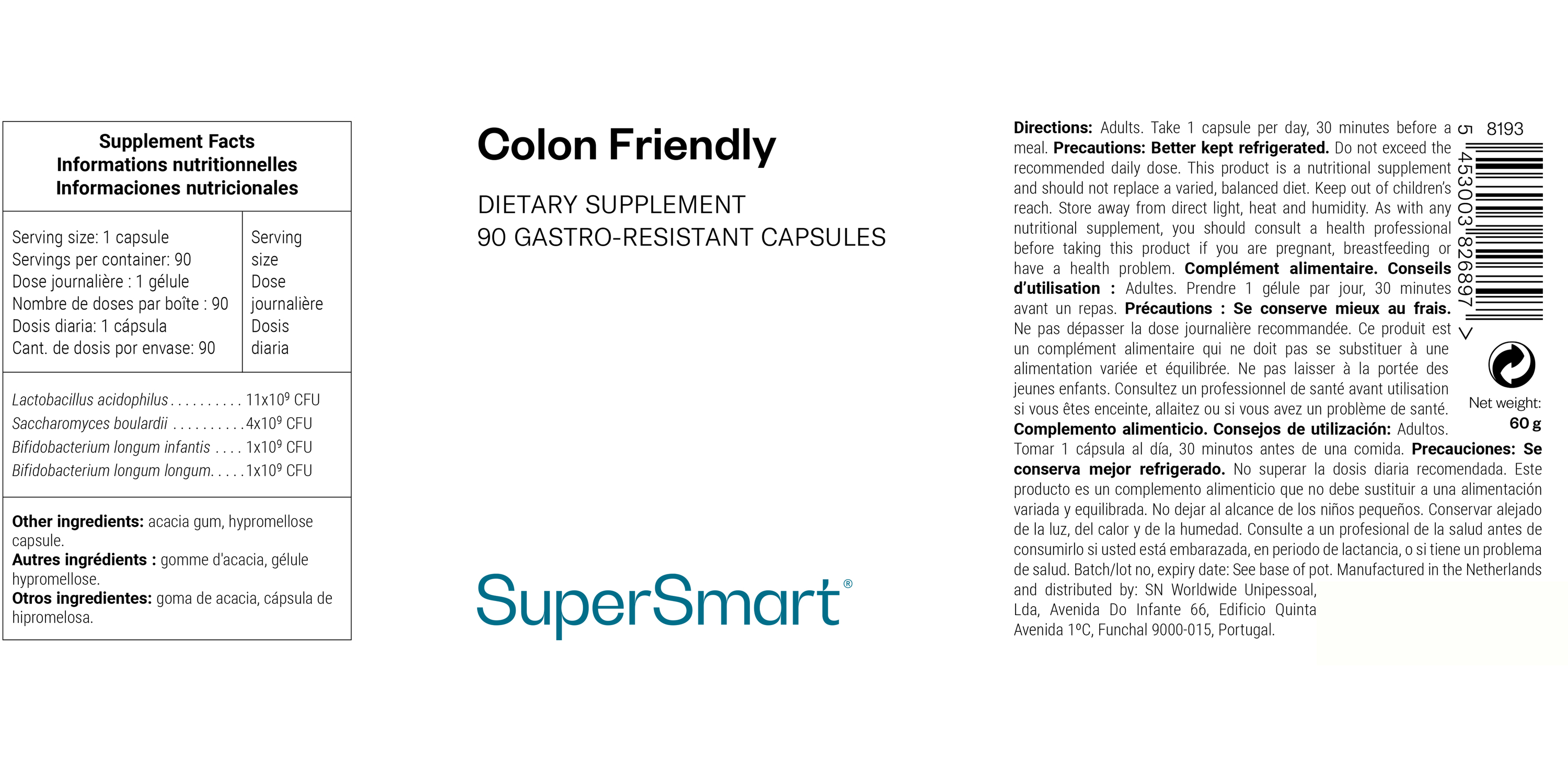 Colon Friendly Supplement