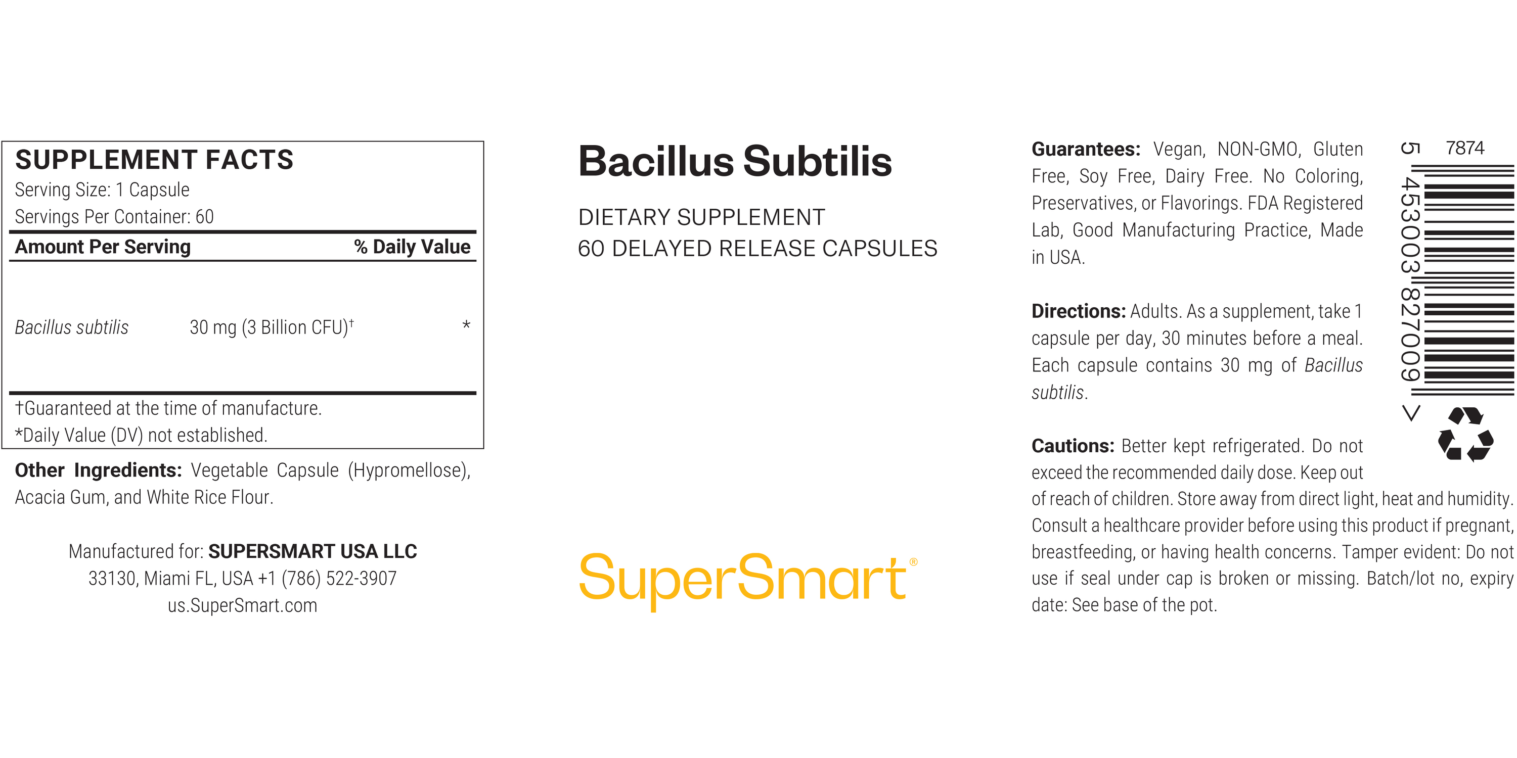 Complément Bacillus Subtilis