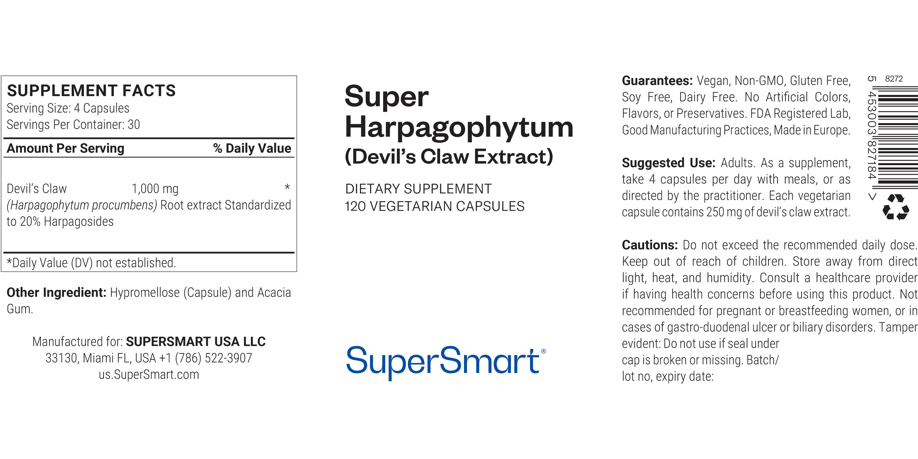 Super Harpagophytum Supplement