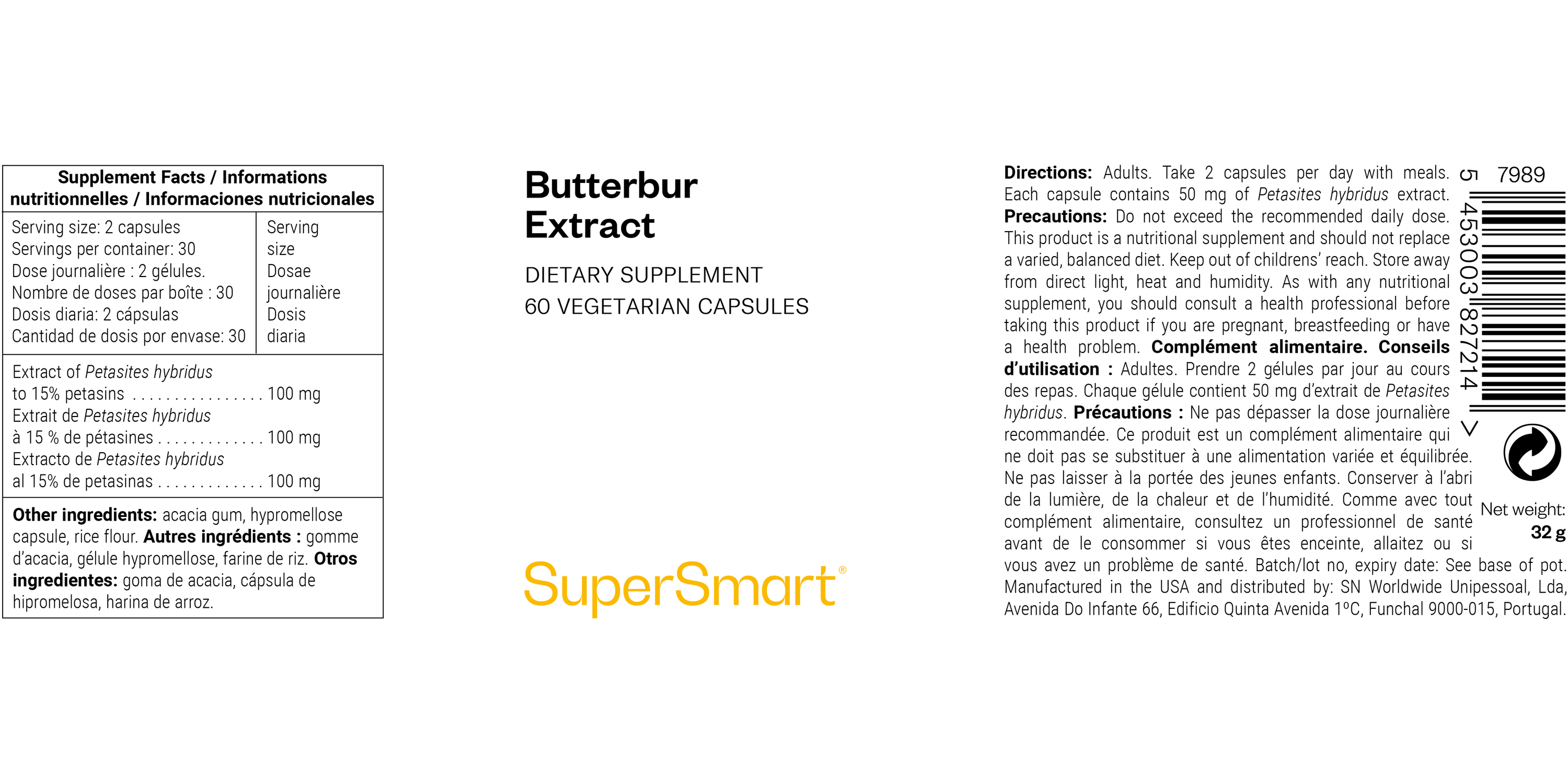 Butterbur Extract 