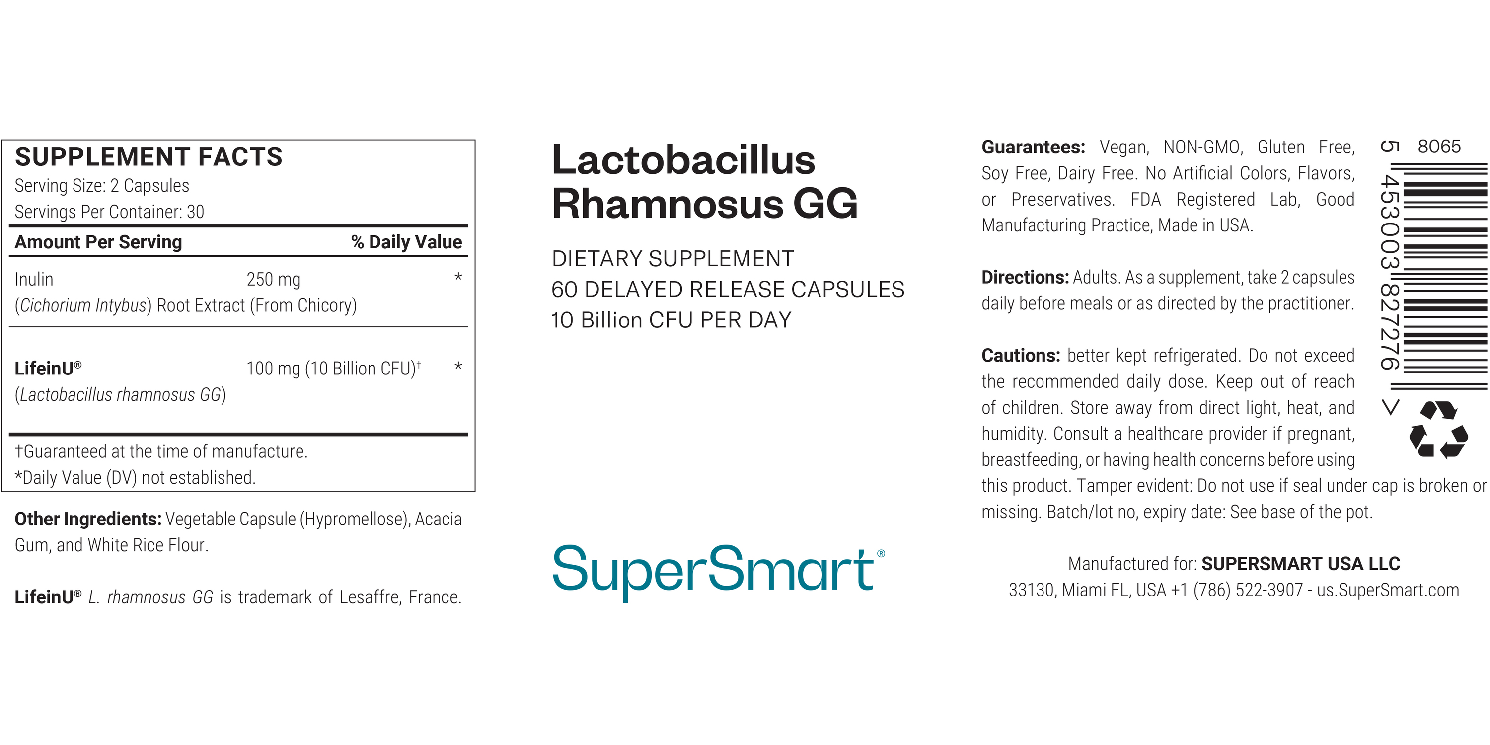Complément Lactobacillus Rhamnosus GG