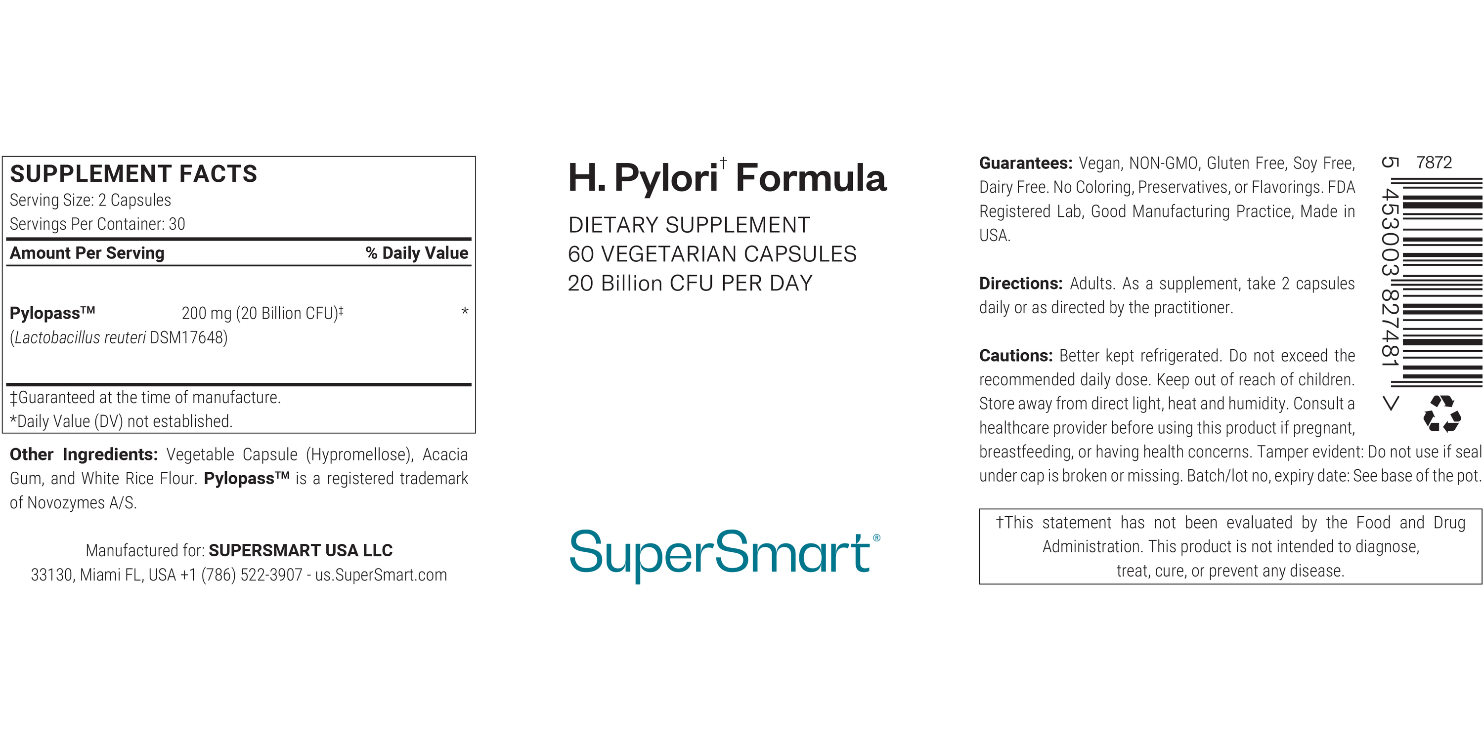 Complément H. Pylori Formula